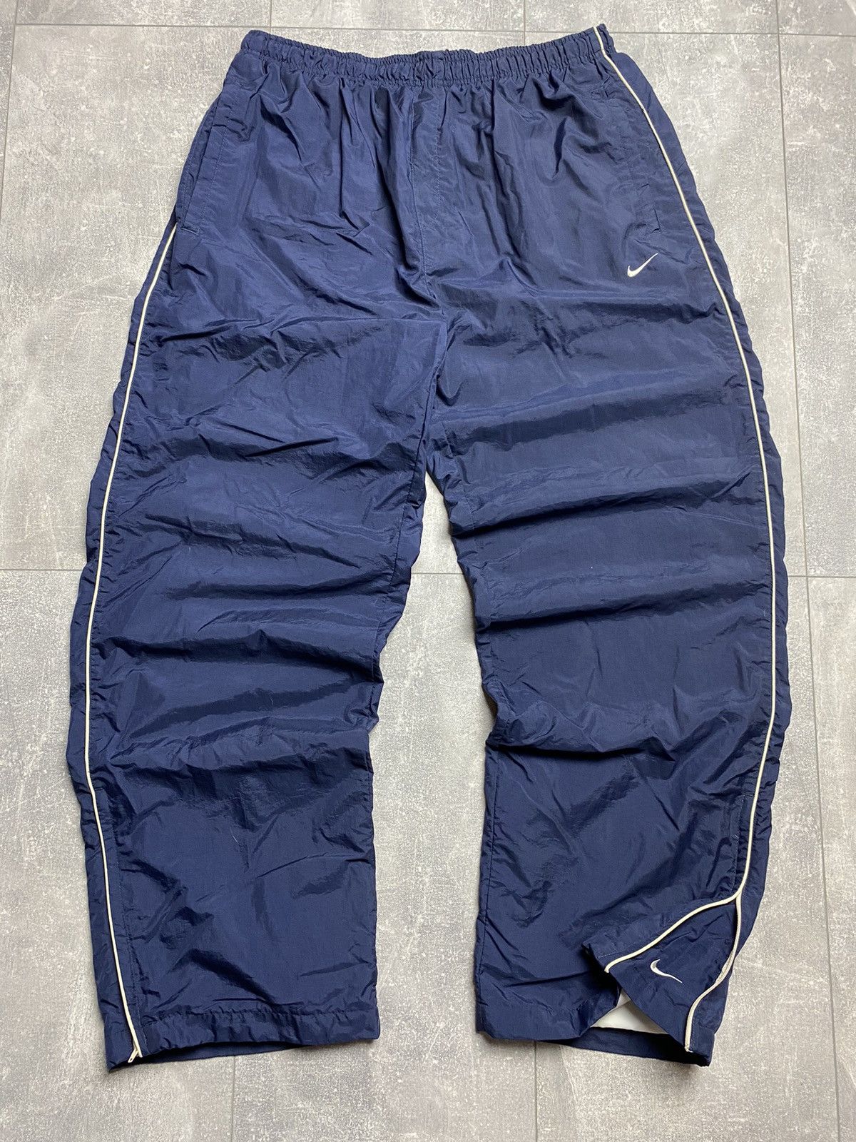 Nike Vintage Y2K Nike Nylon Drill Track Pants | Grailed