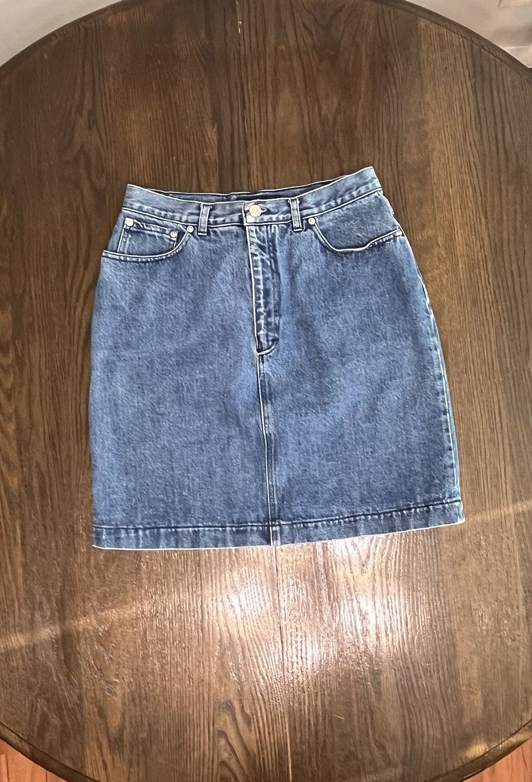 Polo Ralph Lauren Denim Skirt Vintage Polo Size 28" / US 6 / IT 42 - 1 Thumbnail