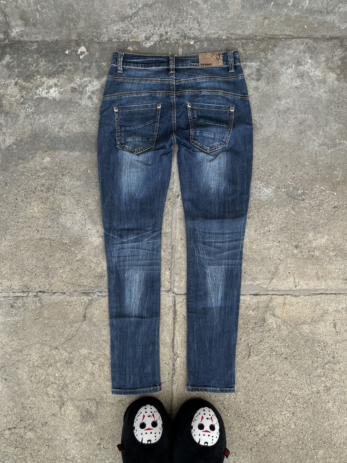 Other [Chrome Hearts Style] Blue Monkey Jeans Size 28" / US 6 / IT 42 - 5 Thumbnail