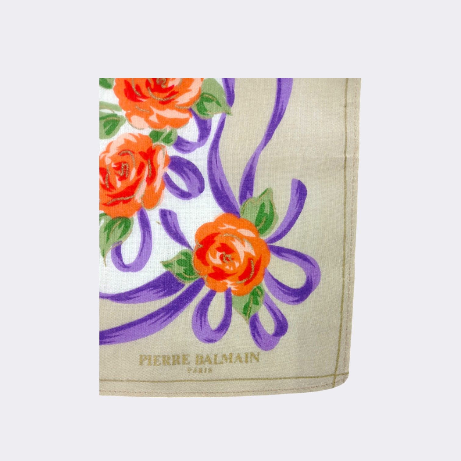 Pierre Balmain × Vintage Vintage Pierre Balmain Handkerchief Neckerchief H259I Size ONE SIZE - 3 Thumbnail