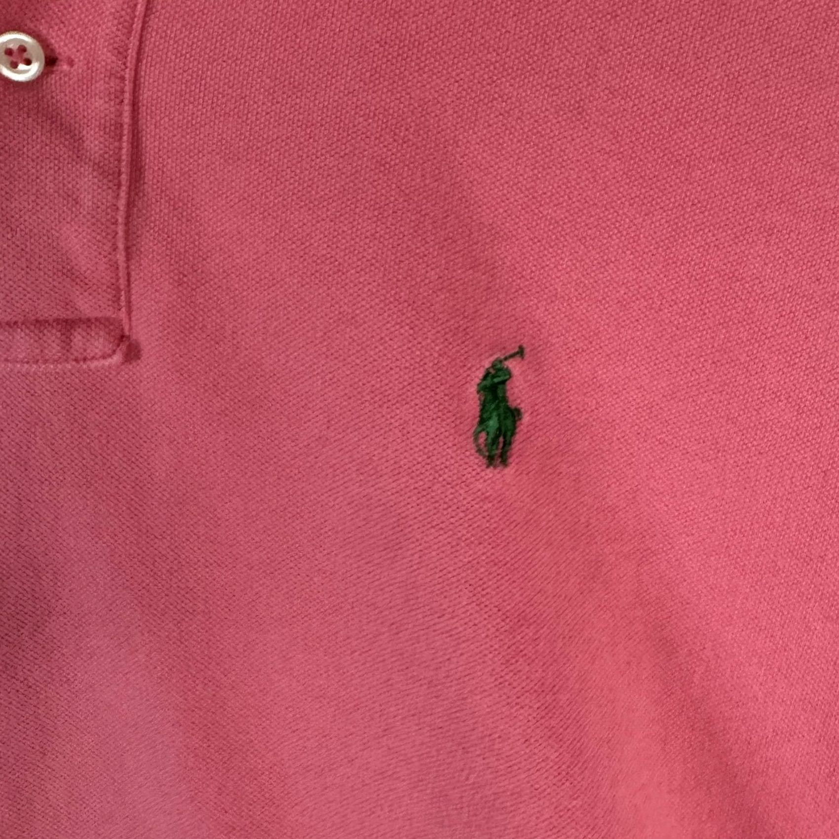 Polo Ralph Lauren Polo by Ralph Lauren Polo Shirt Mens XL Pink Solid Short Sleeve Pony Logo Casual Size US XL / EU 56 / 4 - 7 Thumbnail