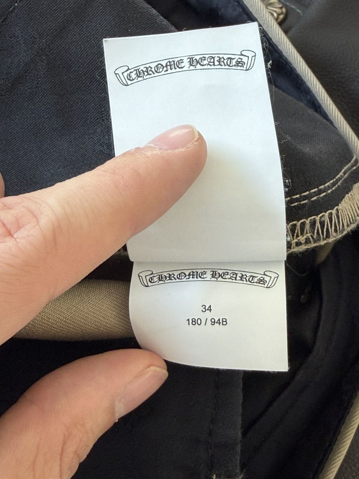 Chrome Hearts Chrome Hearts Khaki Chino Pants Size US 34 / EU 50 - 13 Thumbnail