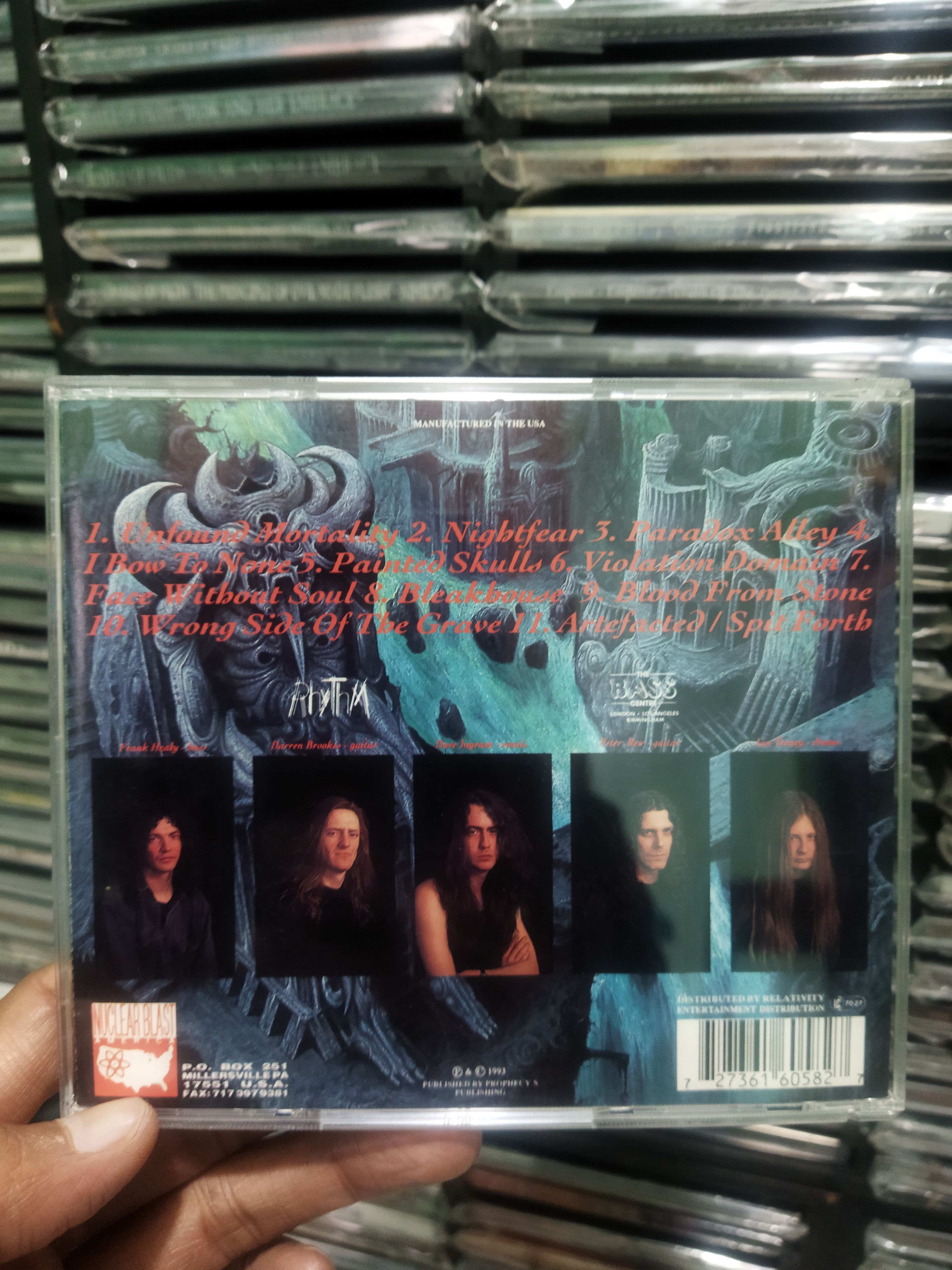Vintage vintage og BENEDICTION - transcend the rubicon - CD Size ONE SIZE - 3 Thumbnail