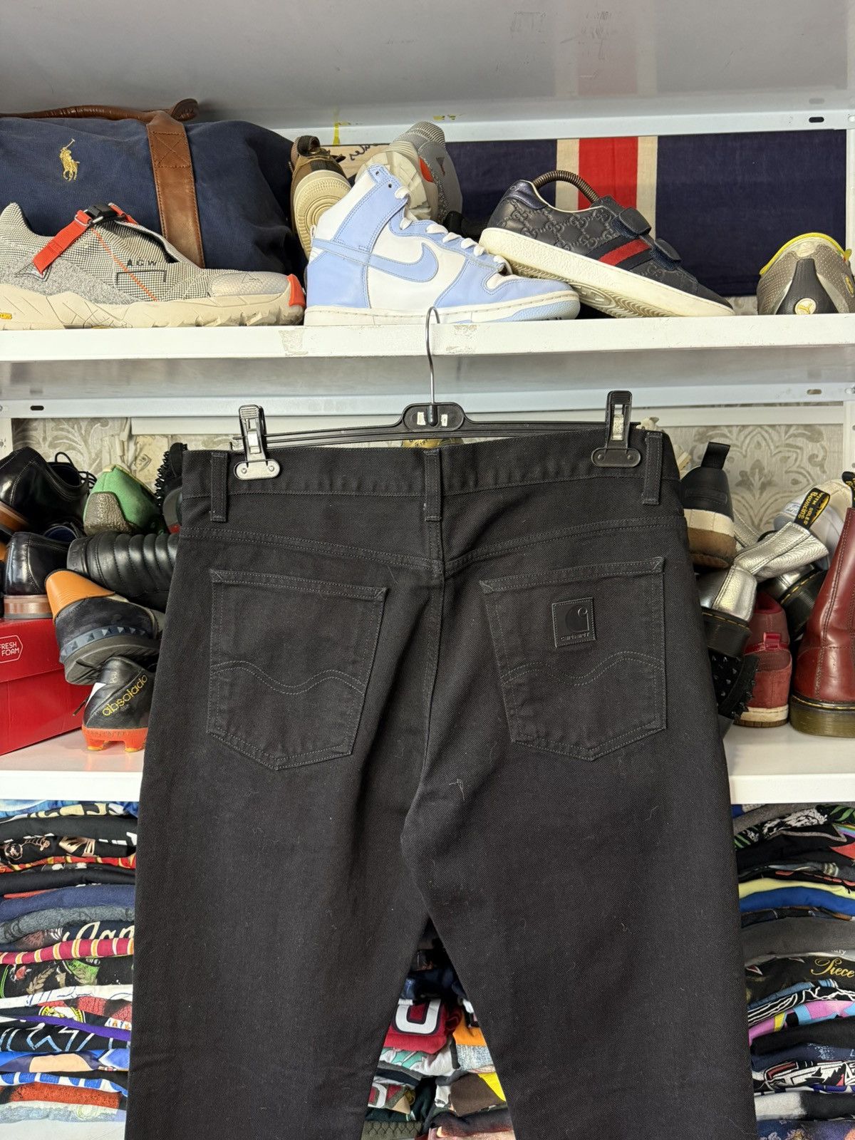 Carhartt Vintage Carhartt Wip Black Jeans Cargo Y2K Size US 34 / EU 50 - 21 Thumbnail