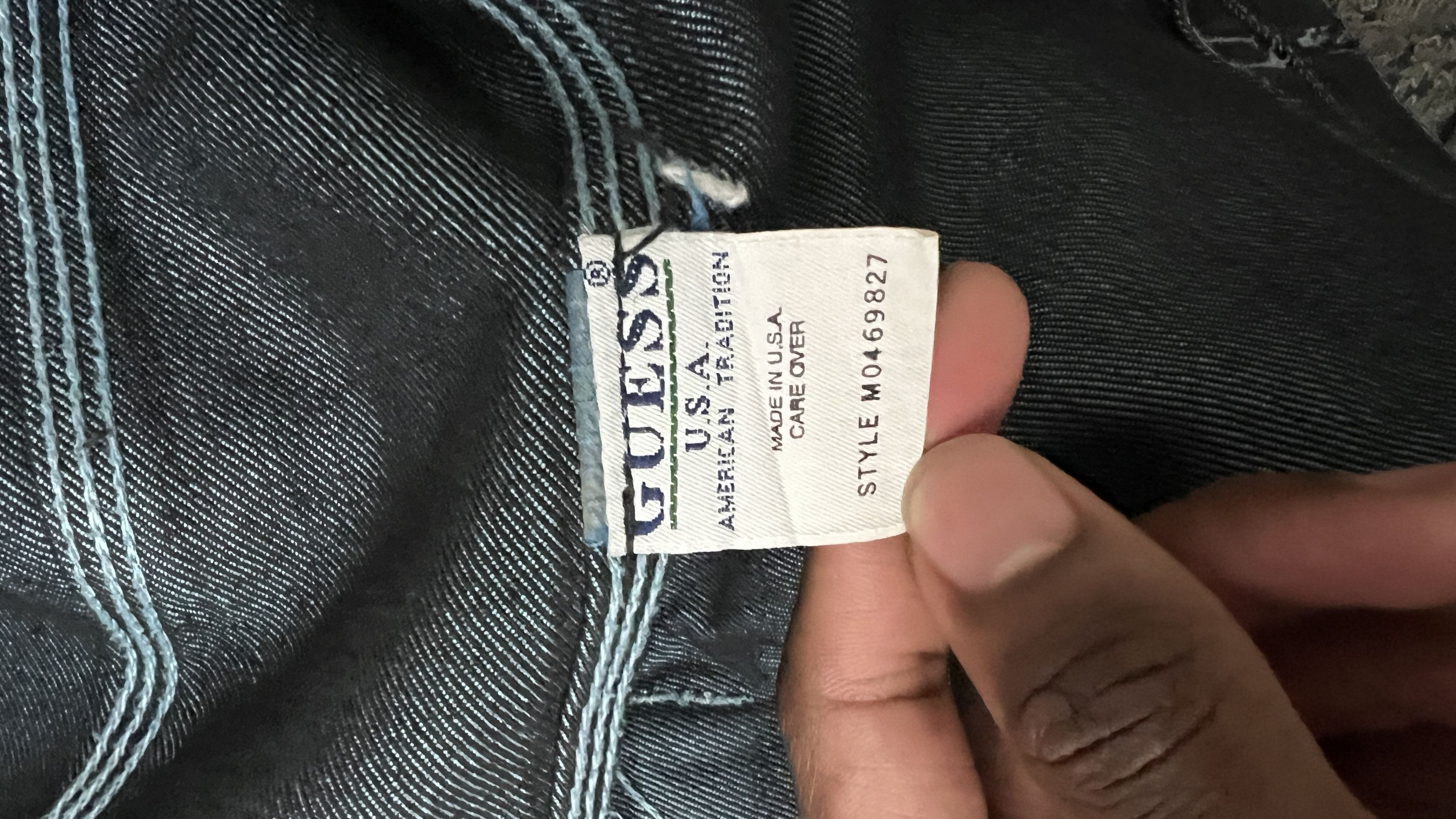 Guess GUESS U.S.A. “American Tradition” Dark Denim Jacket Size US XL / EU 56 / 4 - 7 Thumbnail