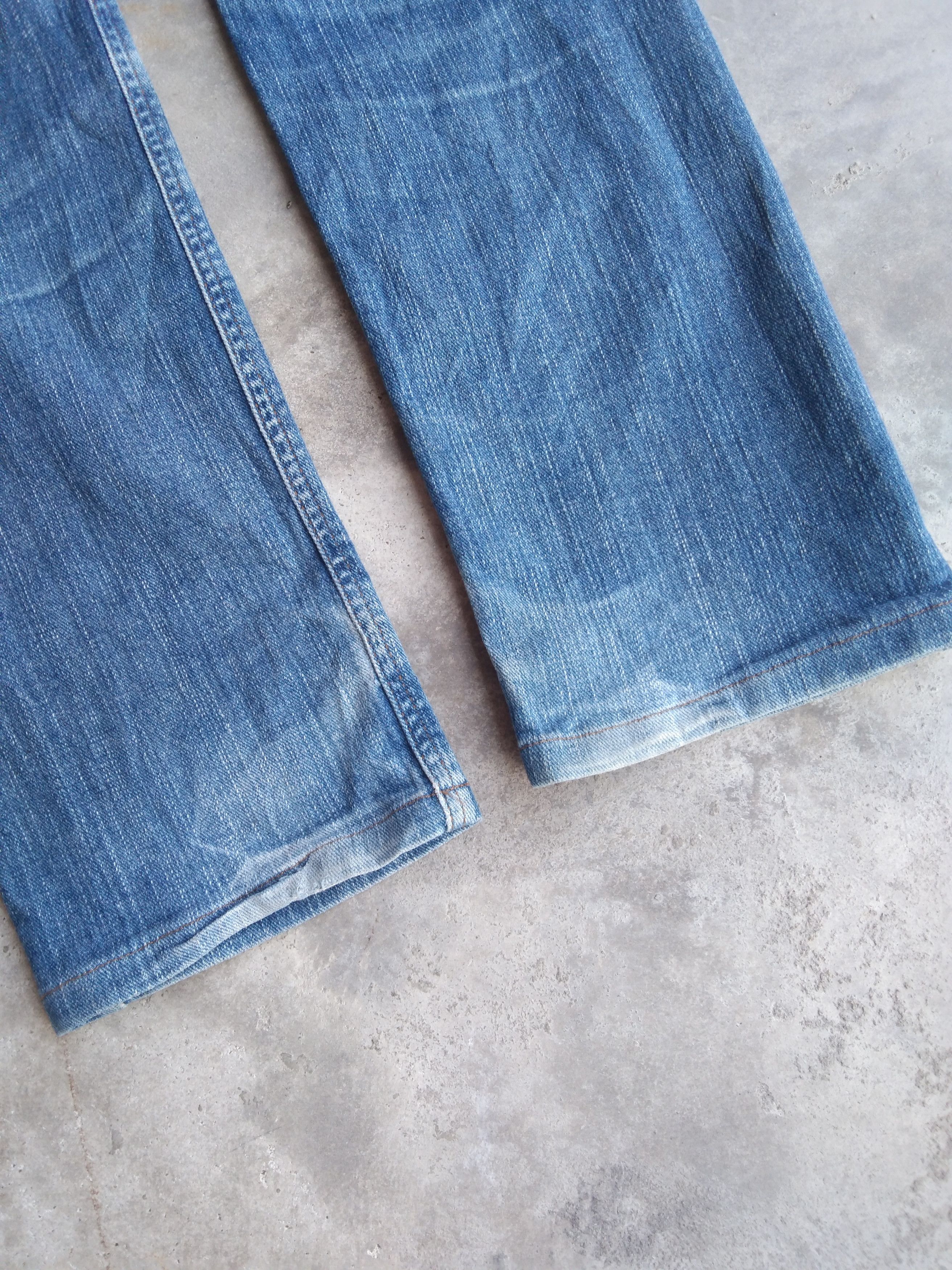 Edwin Vintage Japanese Brand Edwin Distressed Jeans 29x28 Size US 29 - 4 Thumbnail
