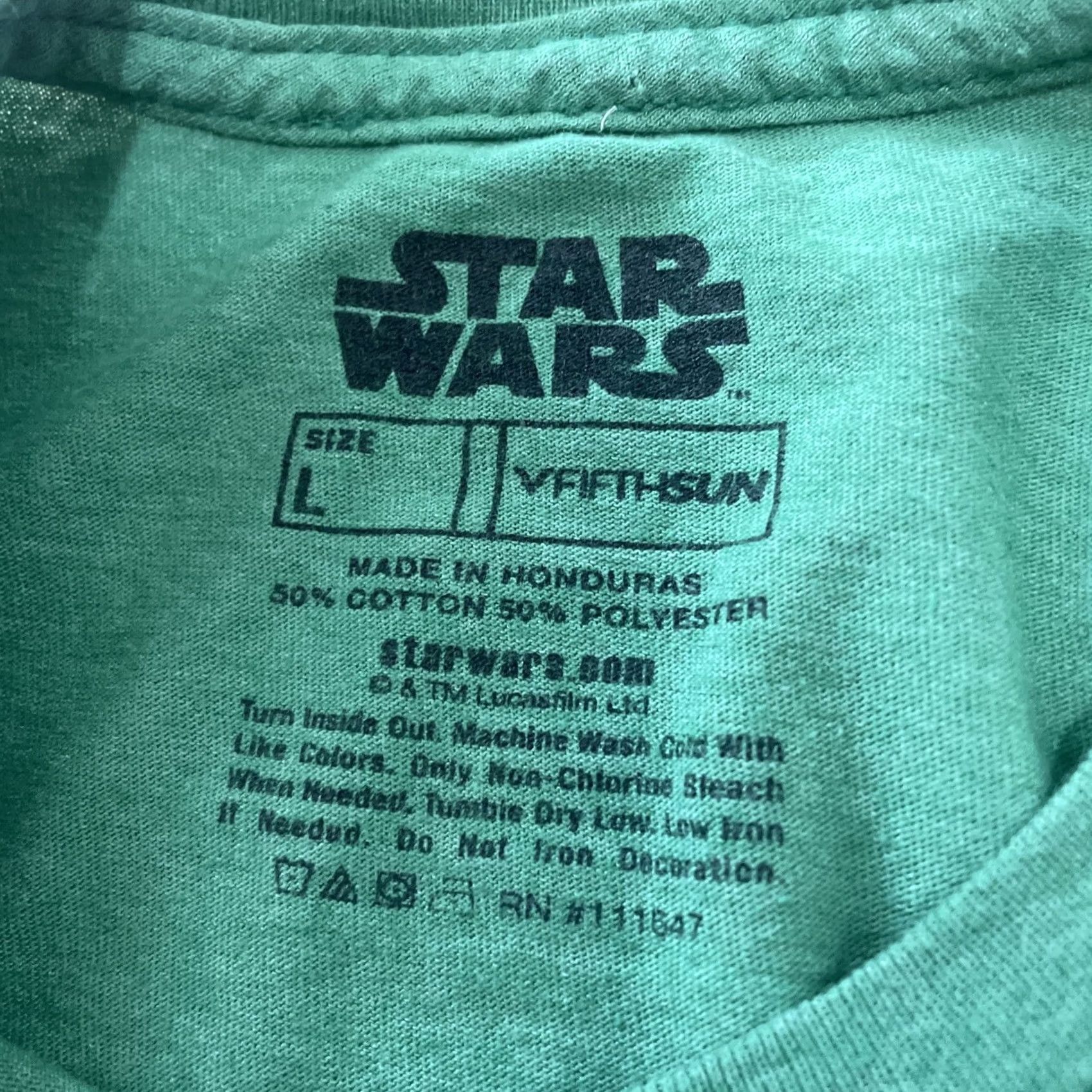 Star Wars Fifth Sun Star Wars Yoda Shirt Men L Green I'm All Ears Funny Graphic Tee Paint Size US L / EU 52-54 / 3 - 6 Thumbnail