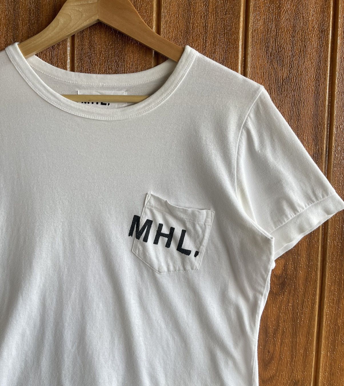 Margaret Howell Vintage’y2k🔥MARGARET HOWELL🔥Plain Pocket White Tshirt Size US M / EU 48-50 / 2 - 2 Thumbnail