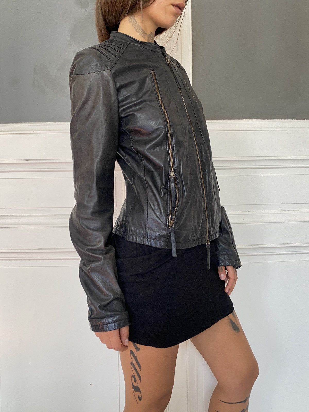 14th Addiction Textured leather jacket Size S / US 4 / IT 40 - 5 Thumbnail