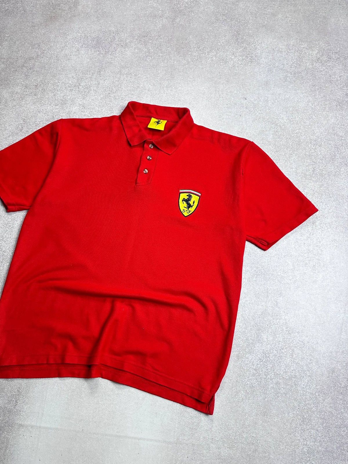 Ferrari Vintage 1996 Ferarri F-1 Racing Y2K Polo Shirt L Size US L / EU 52-54 / 3 - 3 Thumbnail