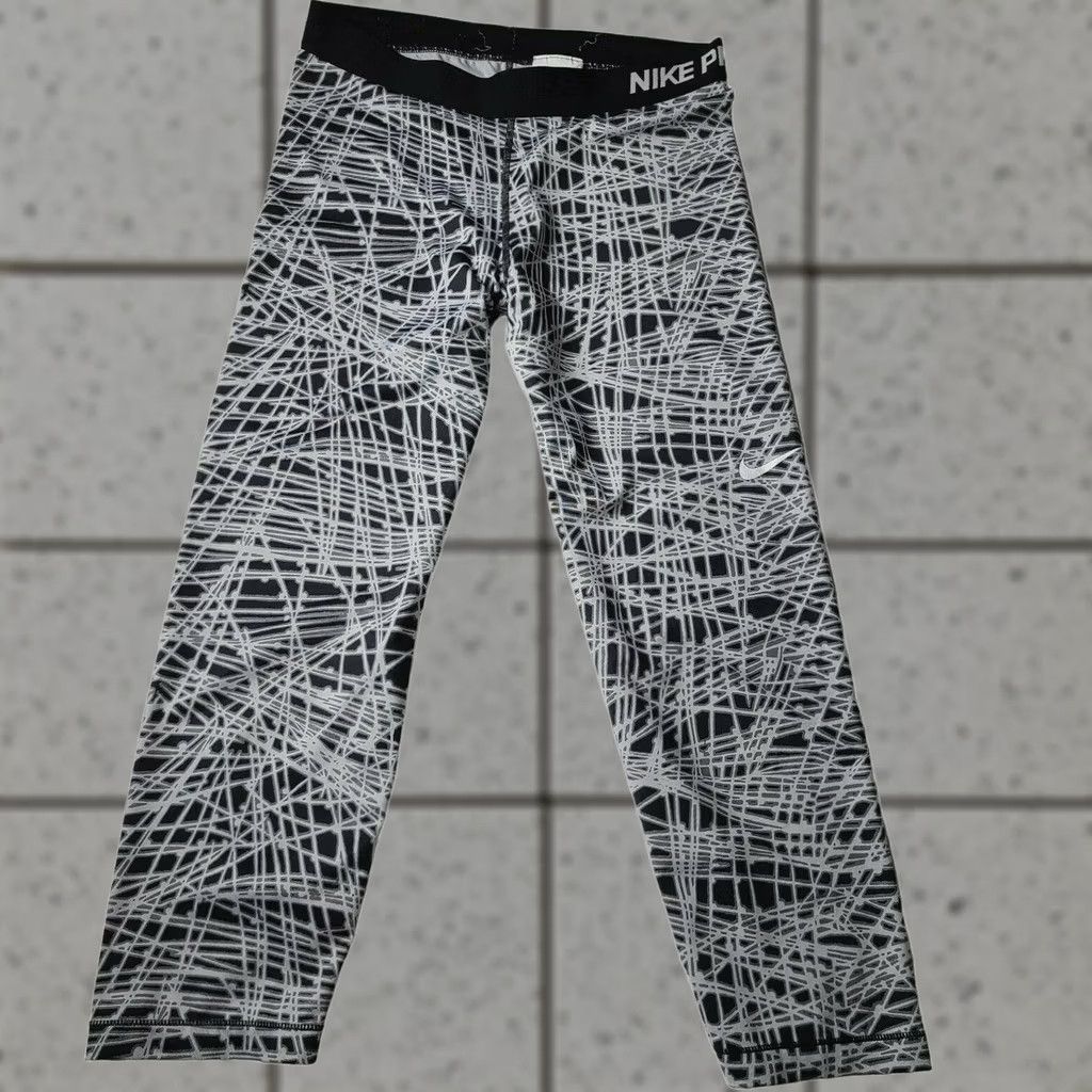 Nike Nike Pro Active Legging Size Large Training Yoga Pants Dri-Fit Design Size 36" / US 14 / IT 50 - 1 Thumbnail