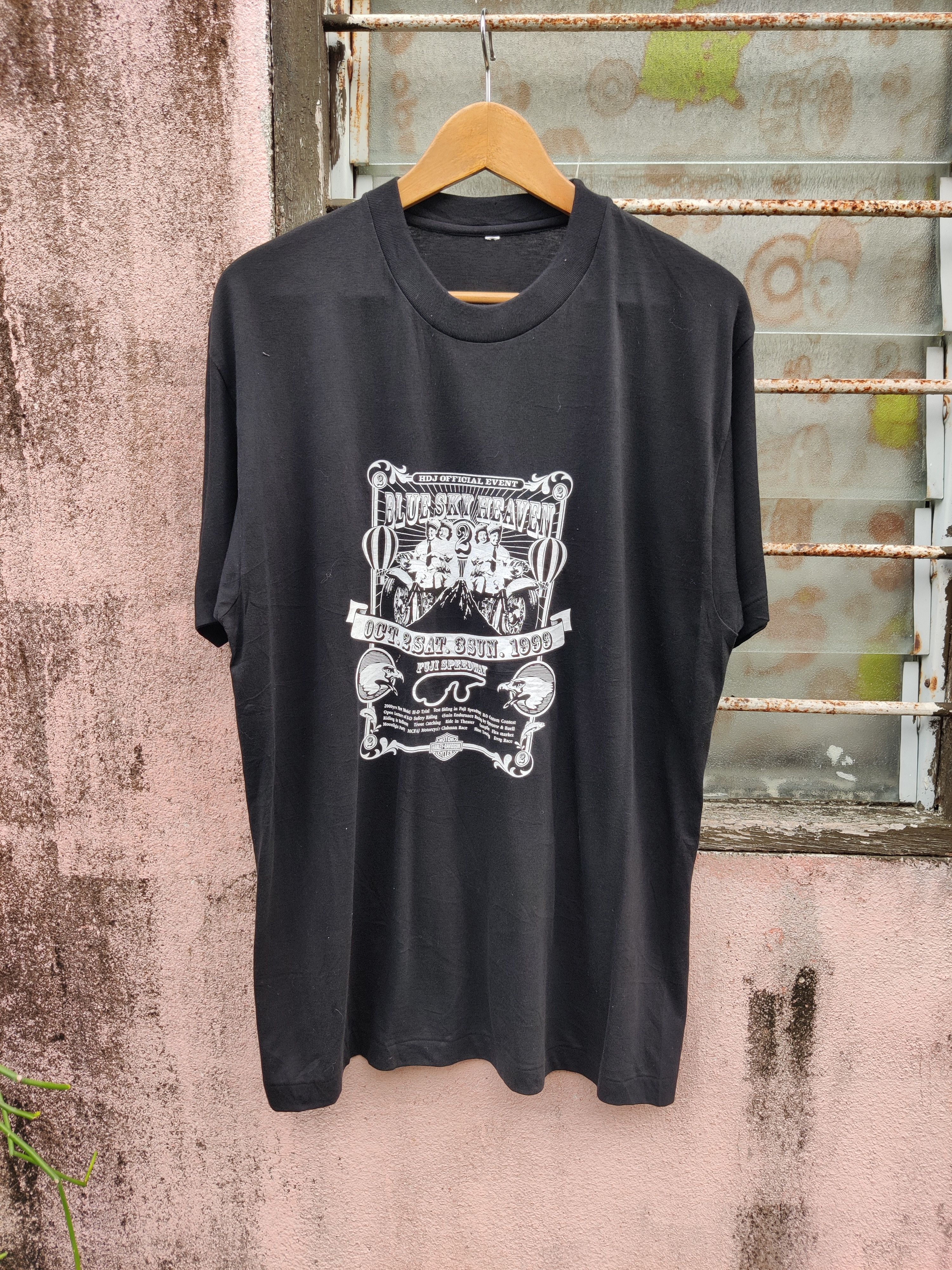 Vintage Vintage 90's Japan Harley Davidson Speedway Promo Shirt Size US M / EU 48-50 / 2 - 2 Thumbnail