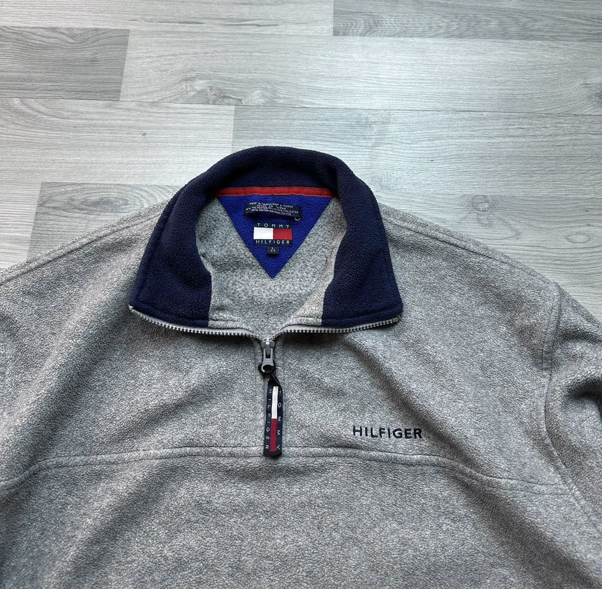 Tommy Hilfiger Vintage zip fleece jacket Sherpa Tommy Hilfiger Size US L / EU 52-54 / 3 - 3 Thumbnail