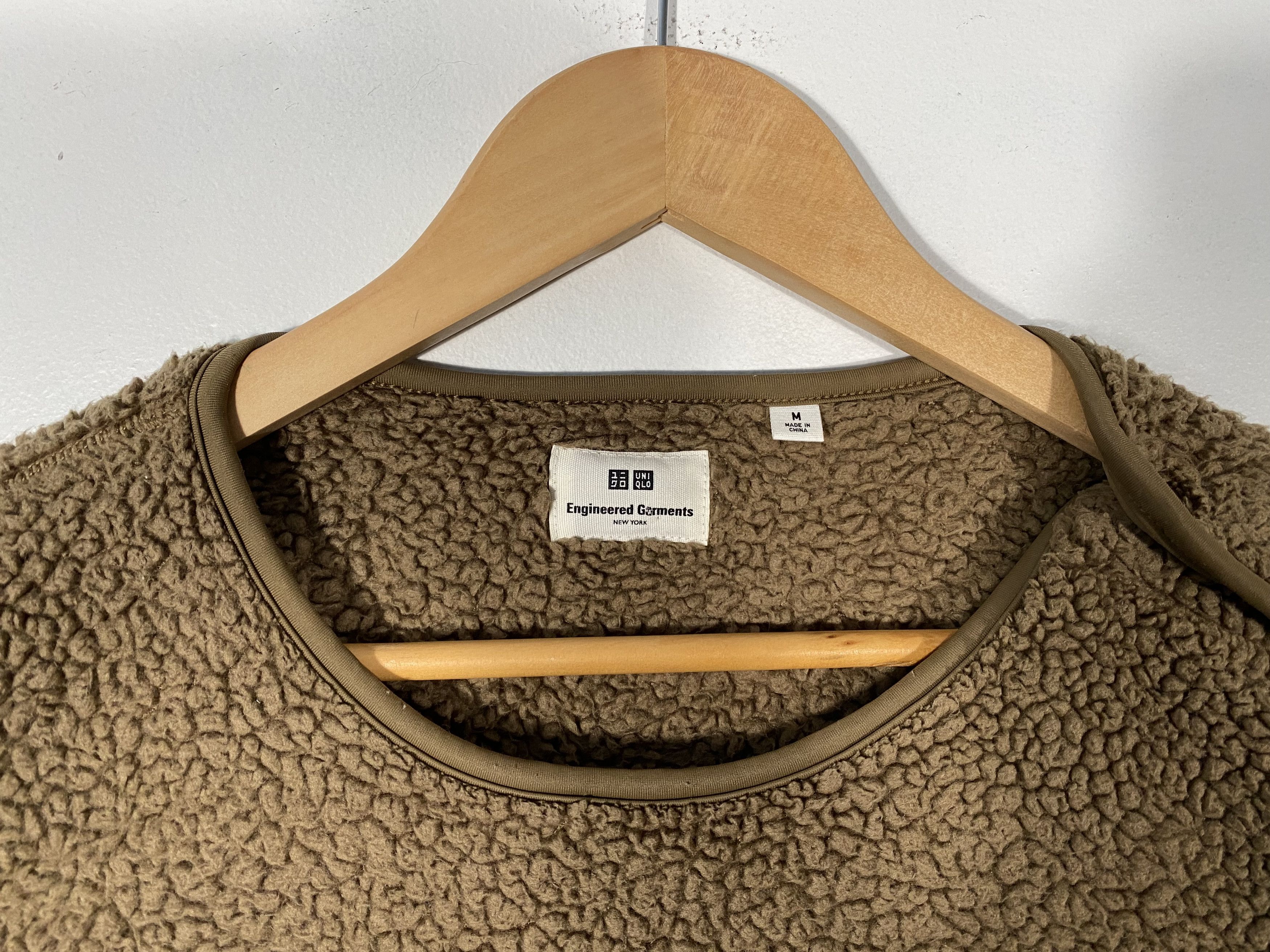 Engineered Garments × Uniqlo Uniqlo x Engineered Garments Fleece Sweatshirt Brown Size US M / EU 48-50 / 2 - 3 Thumbnail