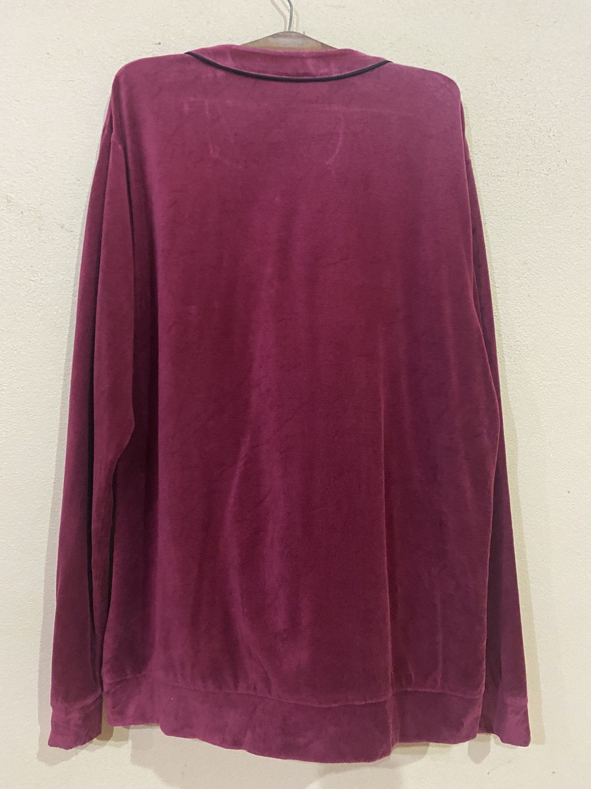 Lacoste Vintage Lacoste Velvet Cardigan Size US L / EU 52-54 / 3 - 8 Thumbnail