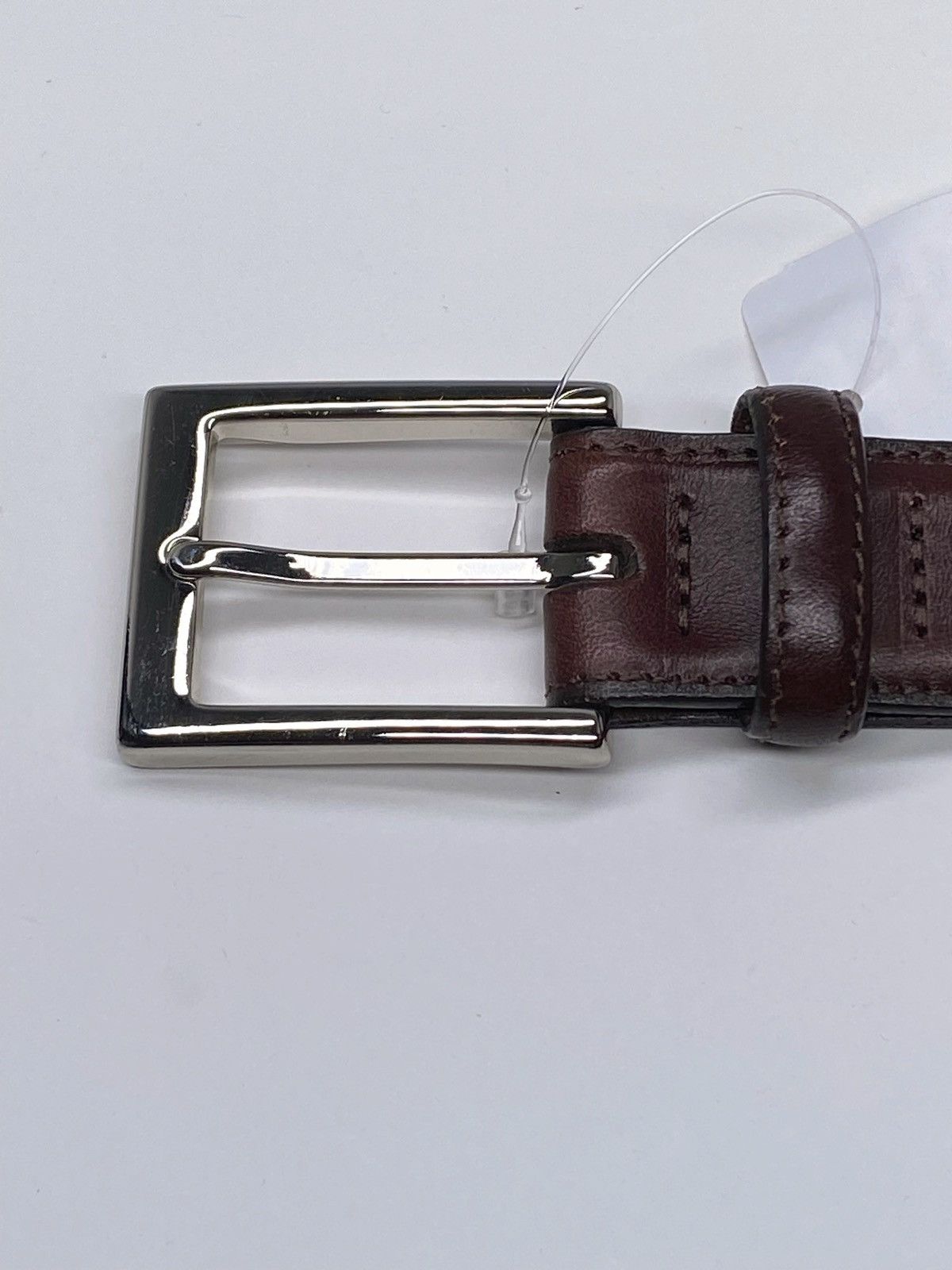 Saks Fifth Avenue Saks Fifth Avenue Brown Leather Belt size 44 Size 44 - 11 Thumbnail