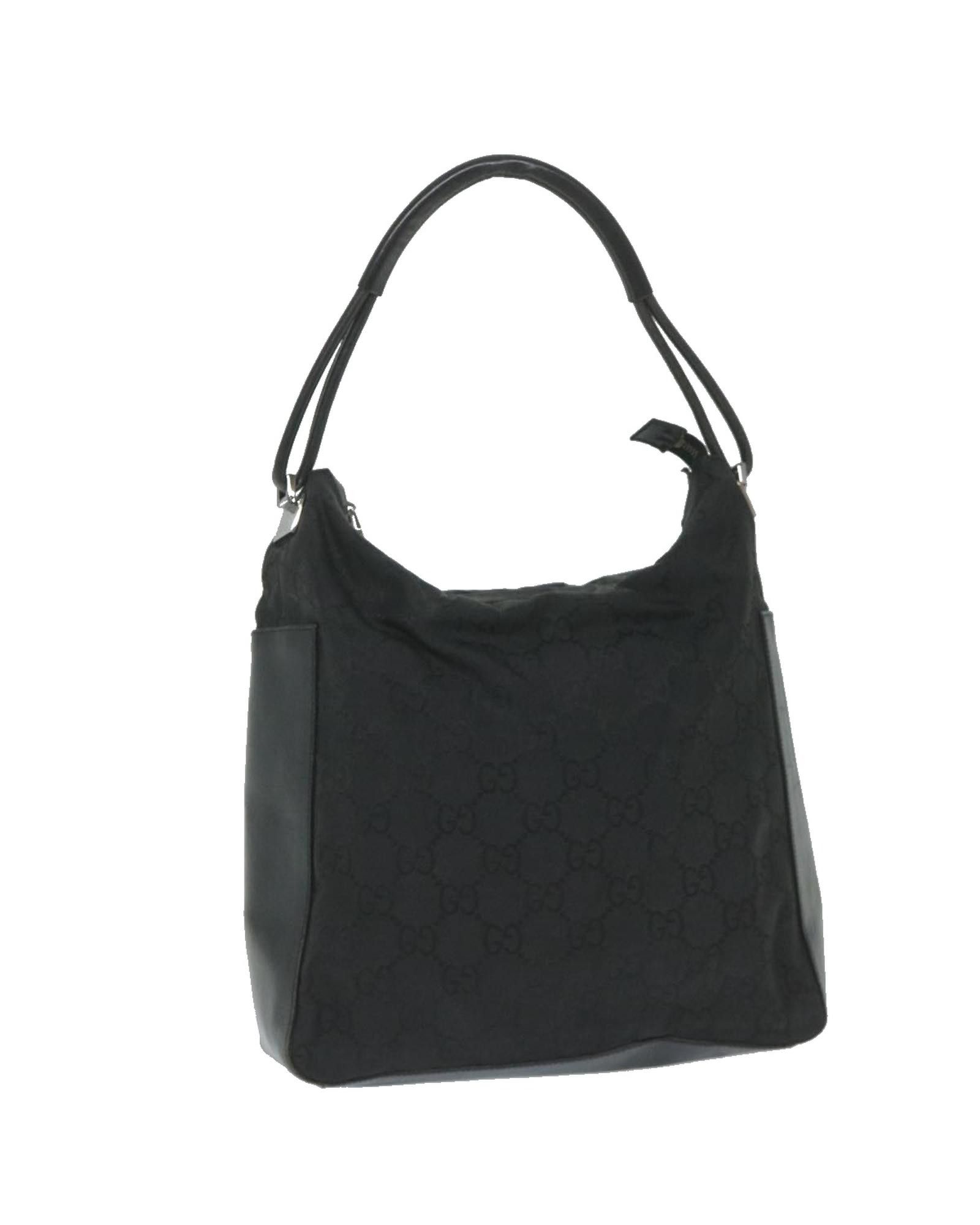 image of Gucci Black Synthetic Designer Shoulder Bag, Women's