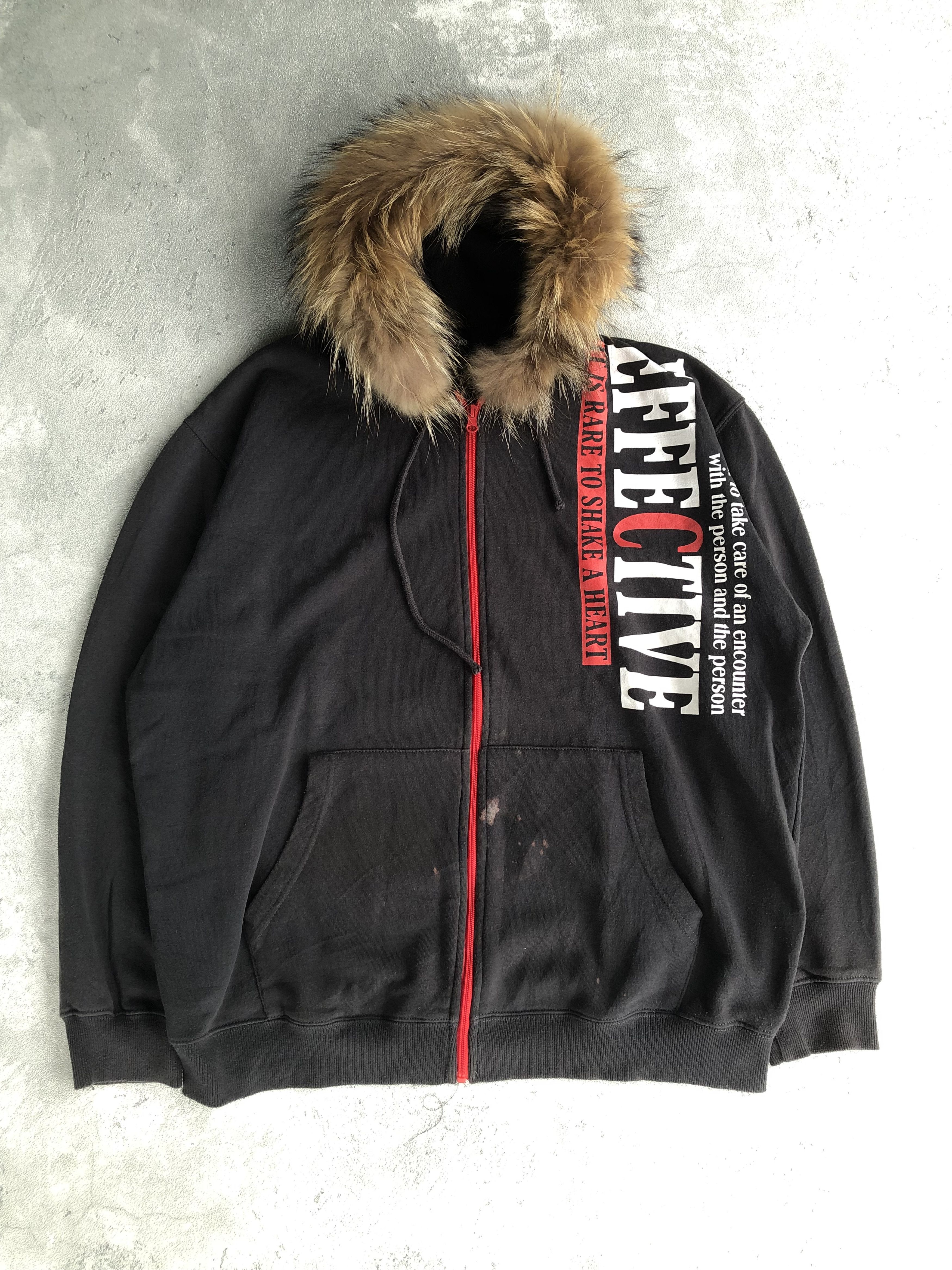 Japanese Brand Soundless era fur hoodie Geaksx | Grailed
