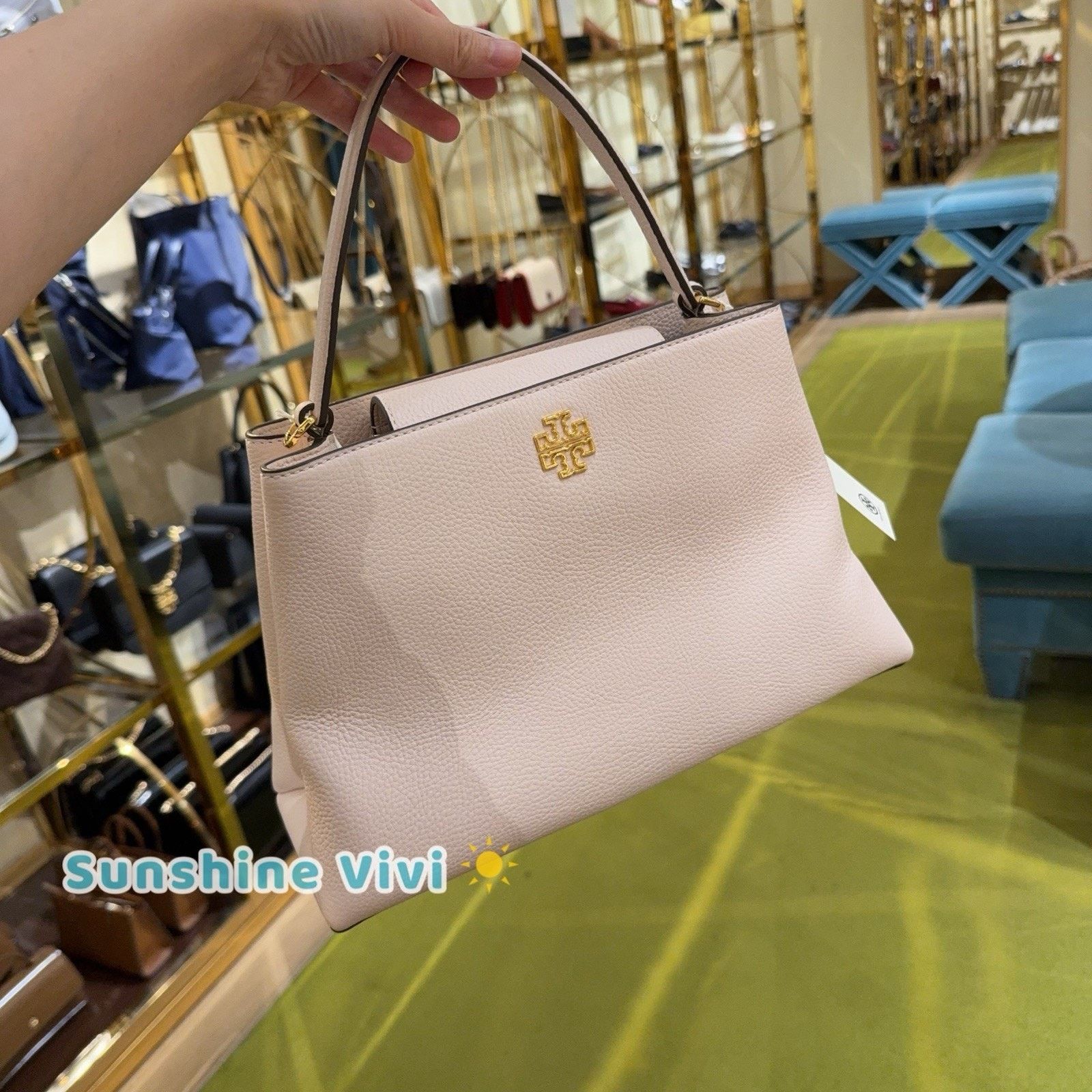 Tory Burch NWT Tory Burch 160639 Large Britten Satchel Bag Size ONE SIZE - 8 Thumbnail
