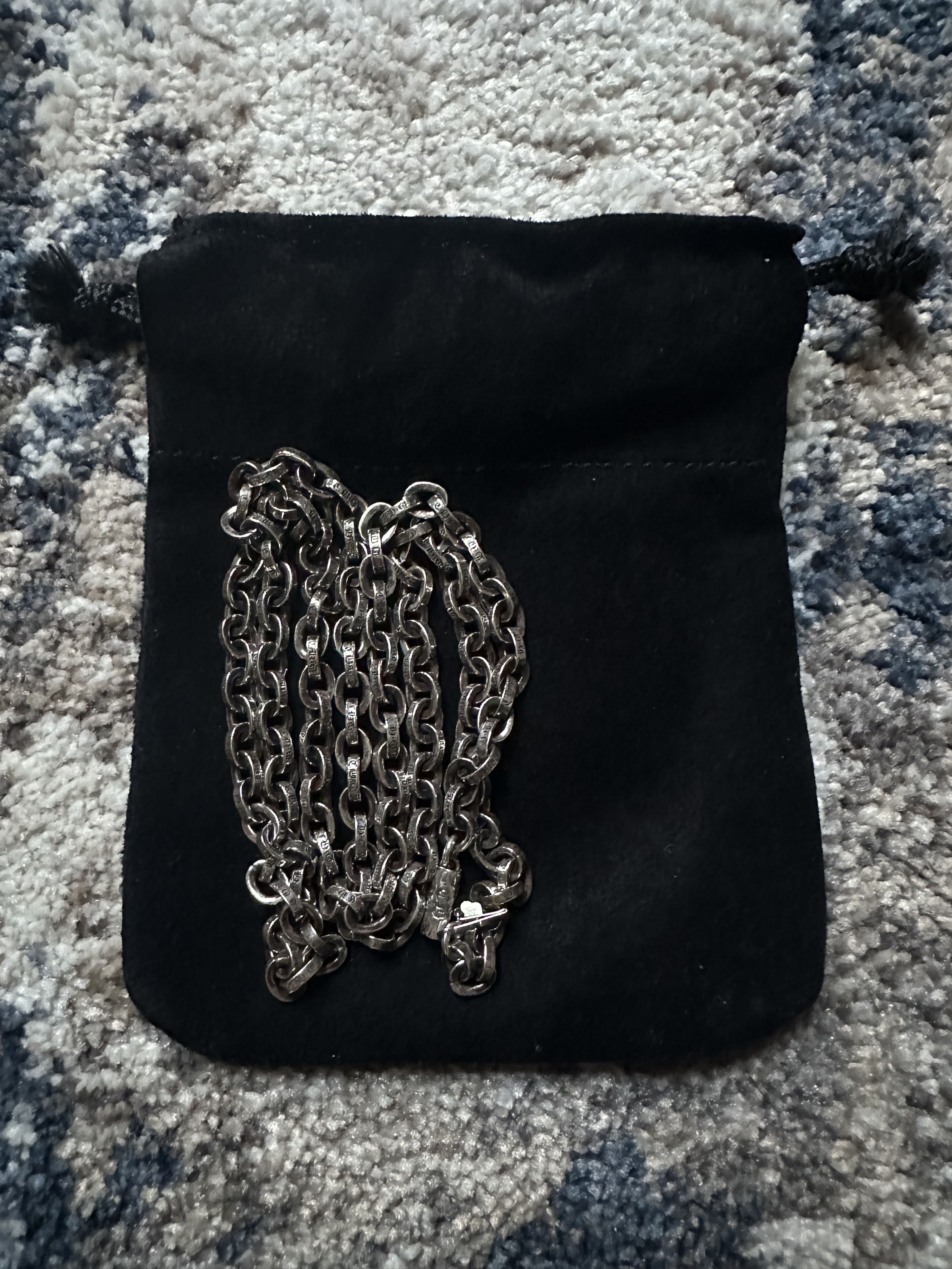 Chrome Hearts Chrome Hearts T-Bar Paper Wallet Chain - 16.5 inch