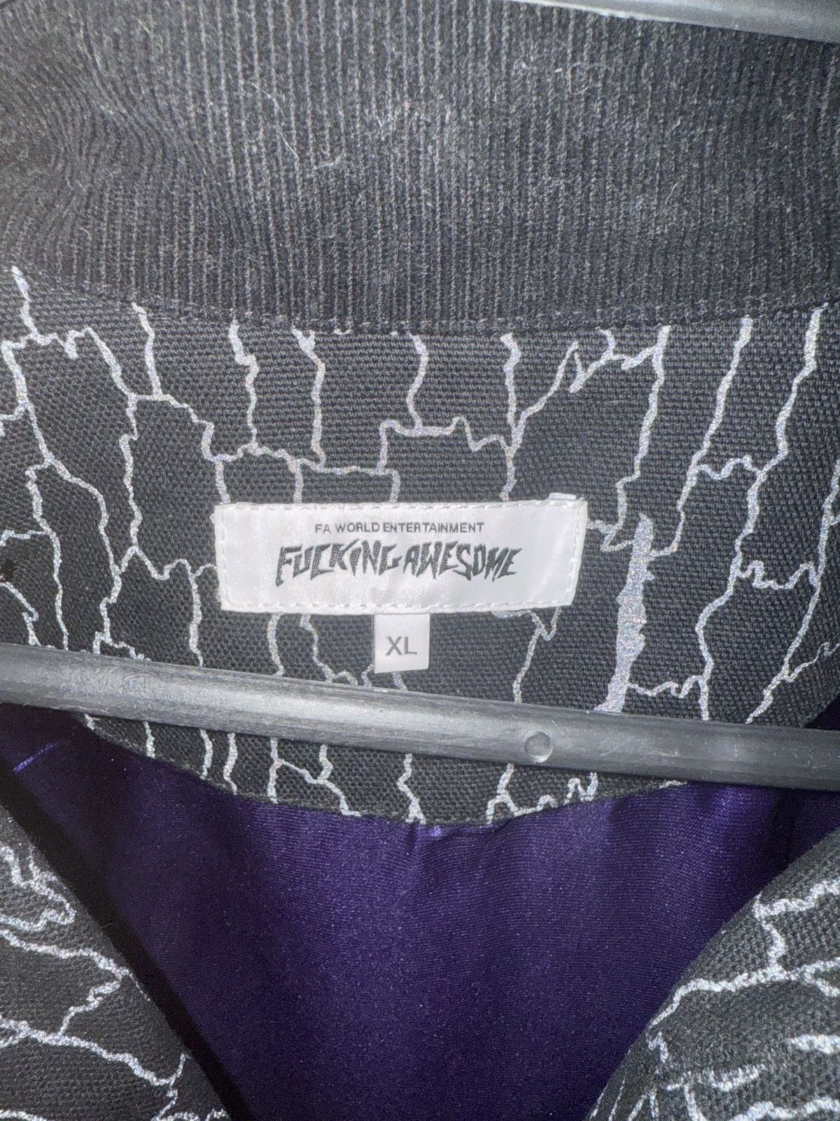 Fucking Awesome fucking awesome workwear type vest with purple silk inside Size US XL / EU 56 / 4 - 4 Thumbnail