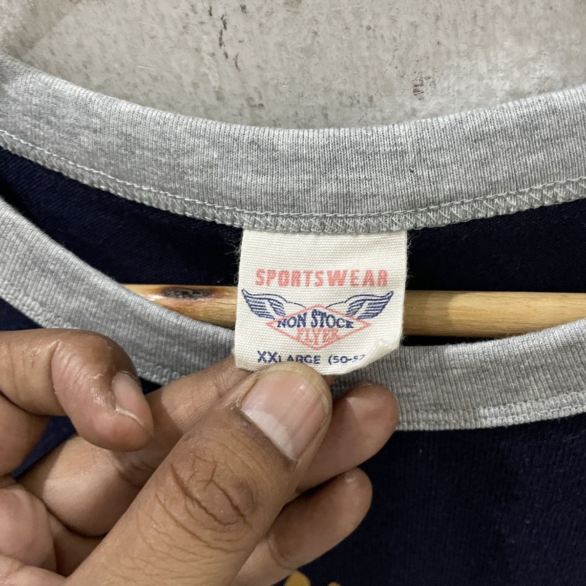 Japanese Brand Vintage 90s Non Stoce Flyer Bikers Tee Size US L / EU 52-54 / 3 - 5 Thumbnail