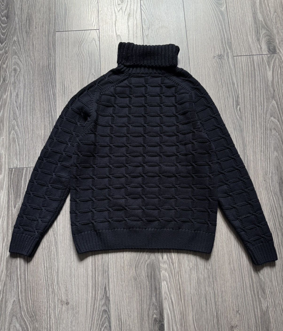 Zanone Zanone Slowear cable-knit turtleneck sweater RRP €478 Size US S / EU 44-46 / 1 - 1 Thumbnail