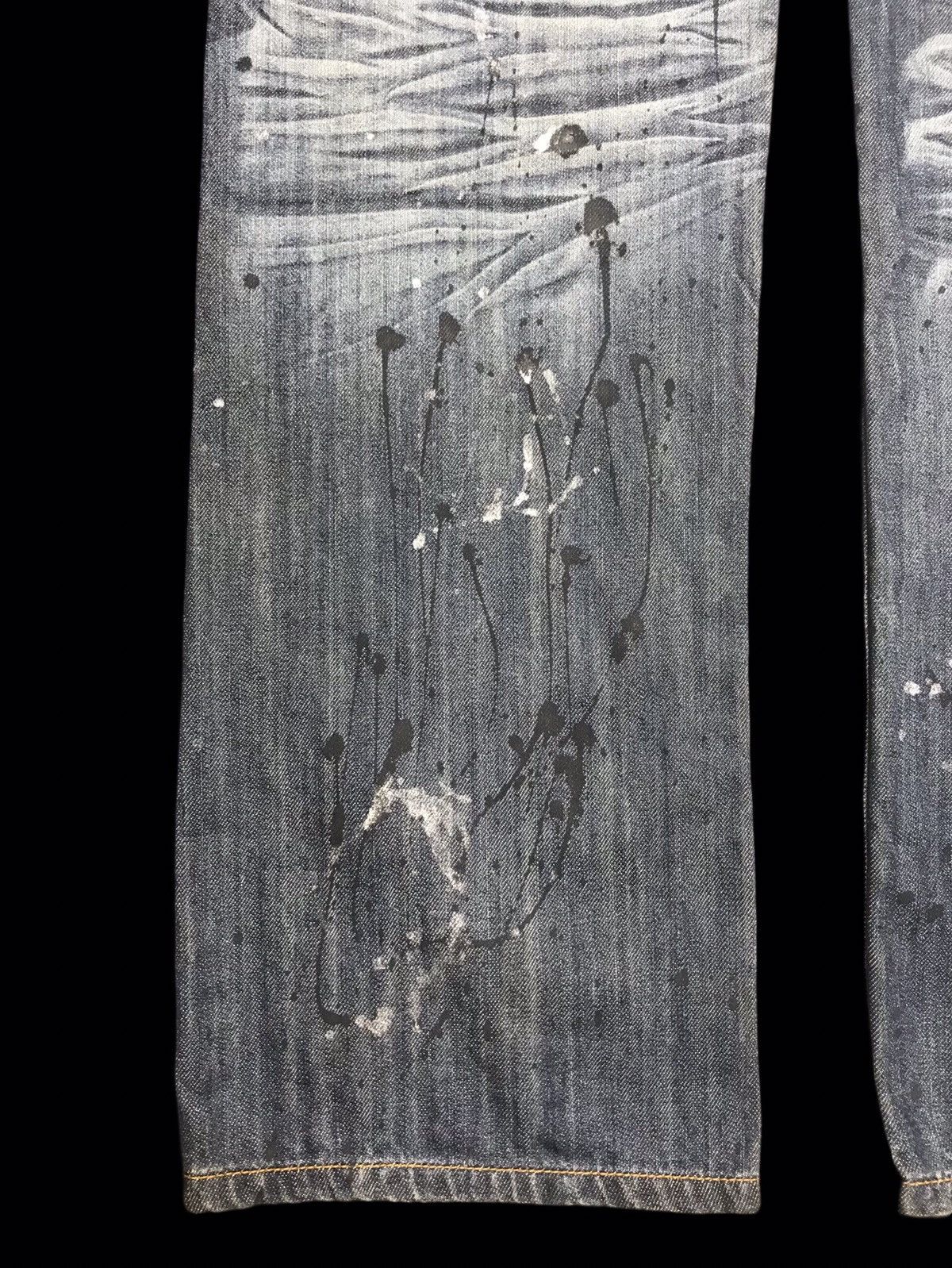 Seditionaries 💥PUNK DENIM💥punk ministry Paint Splatter Punk Denim F301 Size US 31 - 19 Thumbnail