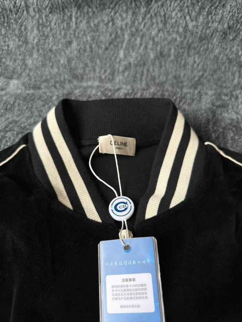 Celine Celine Velvet Triumph Bomber Jacket Size US S / EU 44-46 / 1 - 3 Thumbnail