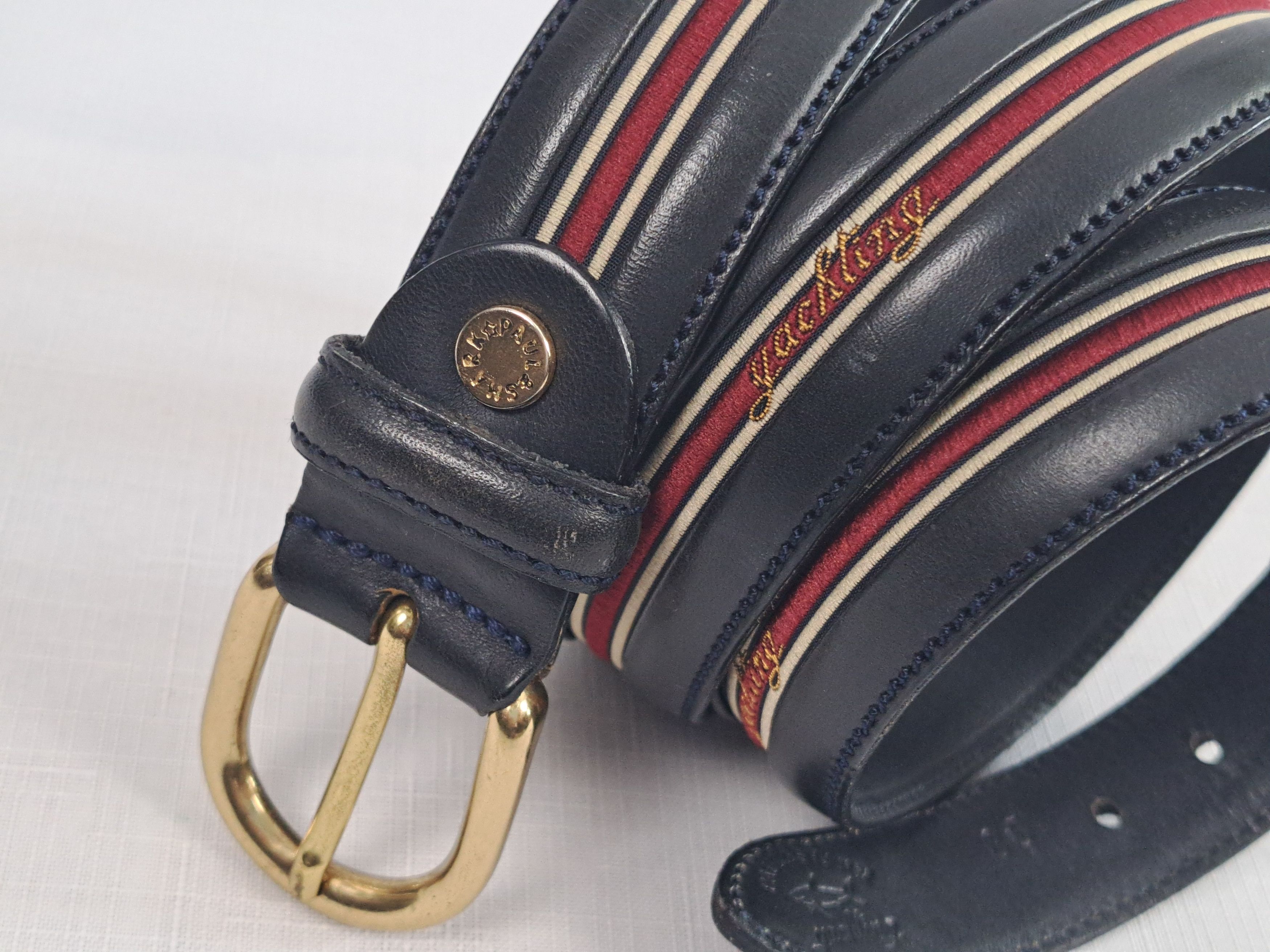 Paul & Shark × Vintage Paul & Shark Yachting vintage leather belt. Size ONE SIZE - 3 Thumbnail
