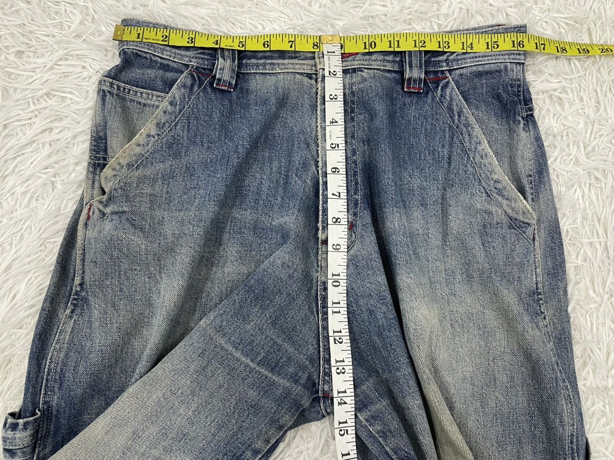 Japanese Brand Piko Hawaiian Carpenter Cargo Jeans Pant Size US 32 / EU 48 - 15 Thumbnail
