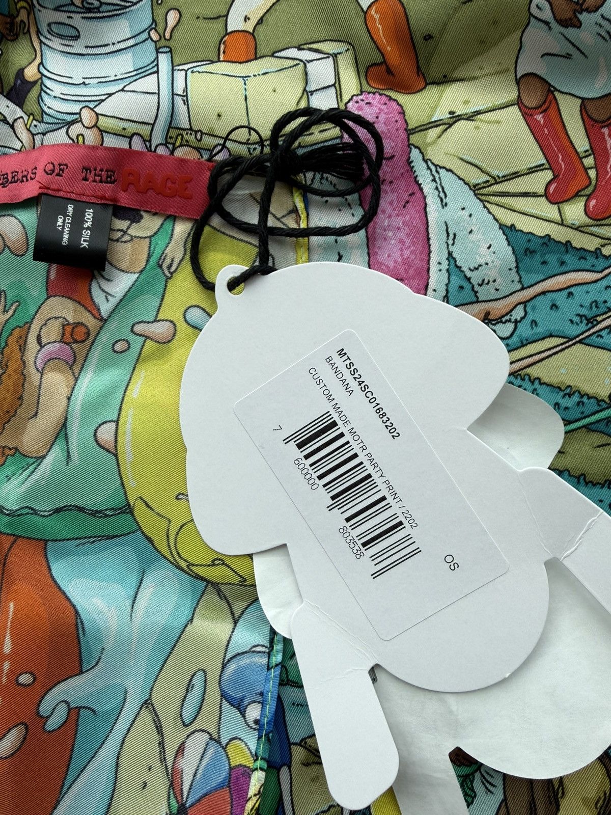 Other Kid Cudi Members of the Rage Custom 100% Silk Scarf Size ONE SIZE - 2 Thumbnail