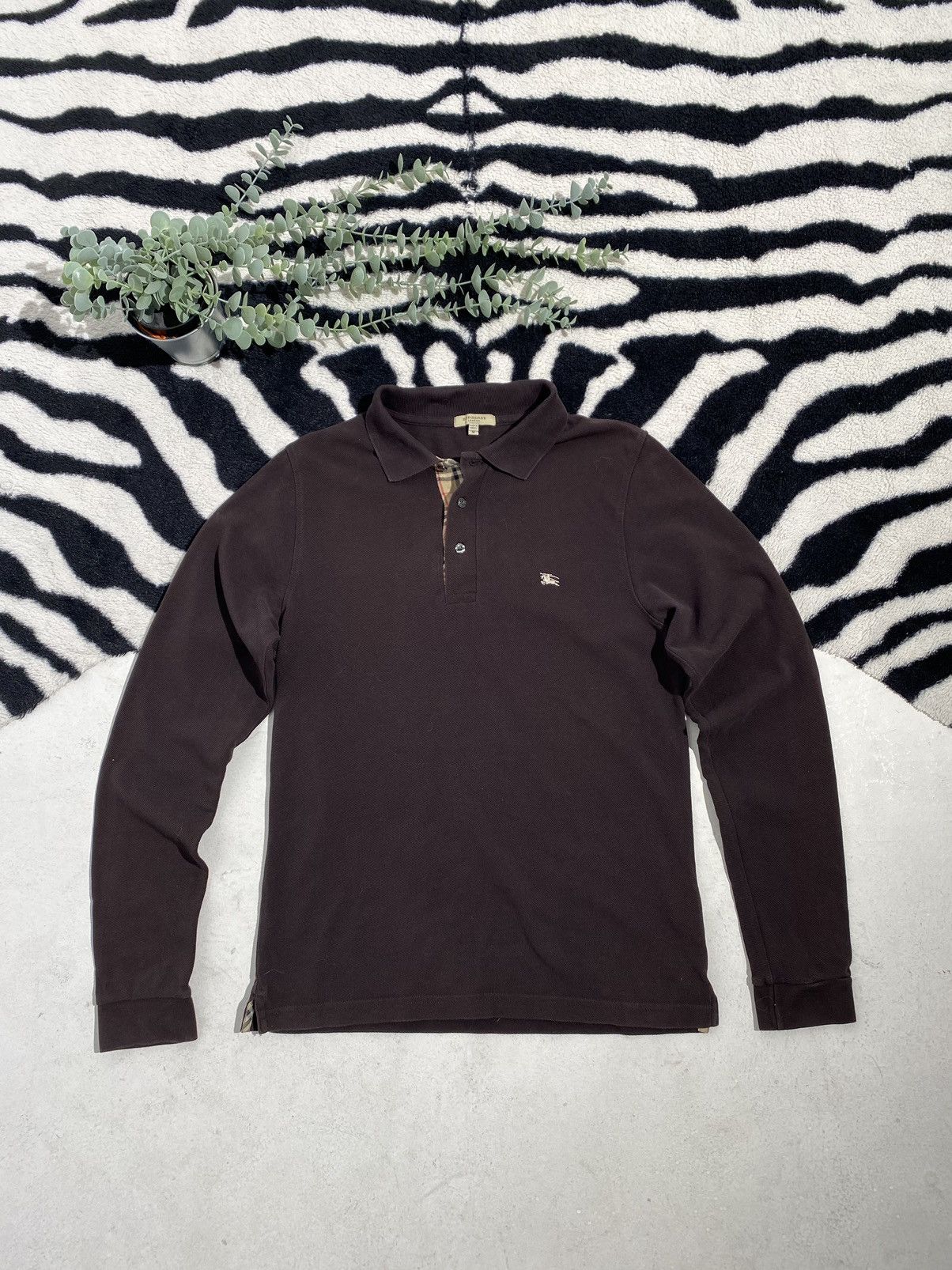 Burberry × Vintage Vintage Burberry long sleeve brown Size US M / EU 48-50 / 2 - 1 Thumbnail