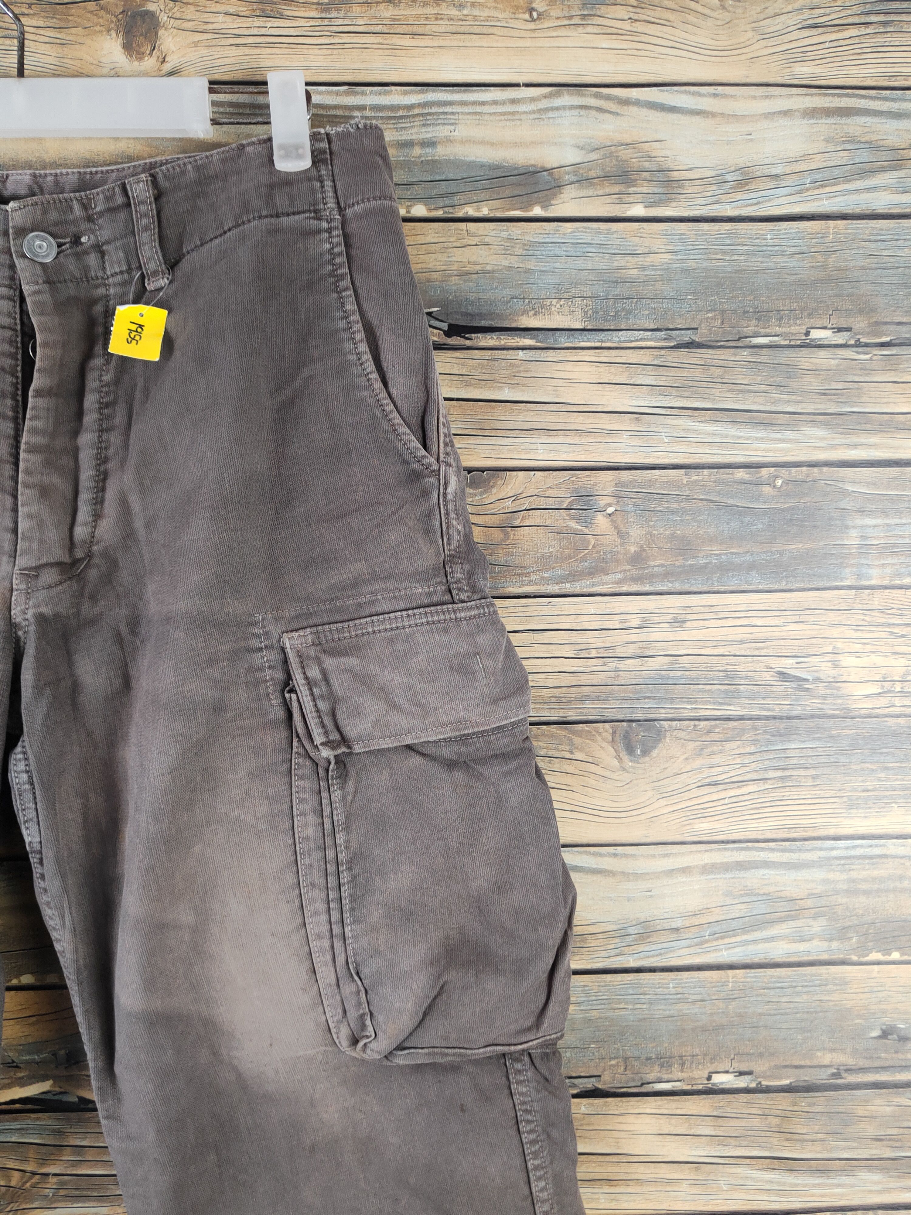 Johnbull DL John Bull Brown Faded Multipocket Cargo Pants #1955 Size US 31 - 5 Thumbnail