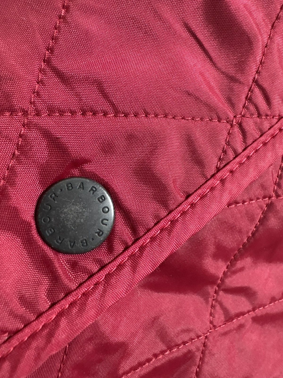 Barbour Barbour Women’s Quilted Liddesdale Red Jacket Size UK 18 Size XL / US 12-14 / IT 48-50 - 6 Thumbnail