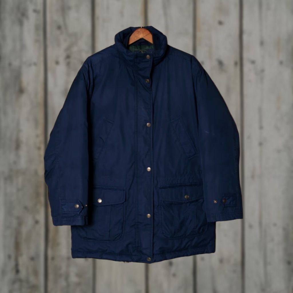 Lands' End VINTAGE Lands' End Blue Goose Down Parka Coat Women M/L Size M Regular Down Winter Coat XS? No. Size M / US 6-8 / IT 42-44 - 1 Thumbnail