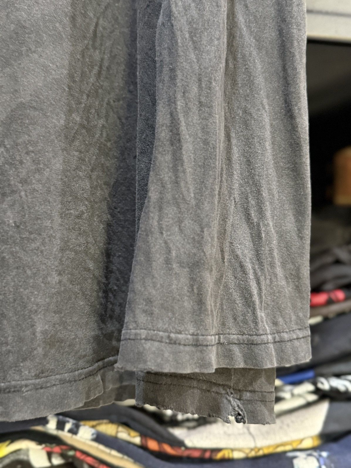 Japanese Brand Thrashed Vintage Cross Key Japan Art Sukajan Backhit Faded Size US XXL / EU 58 / 5 - 11 Thumbnail