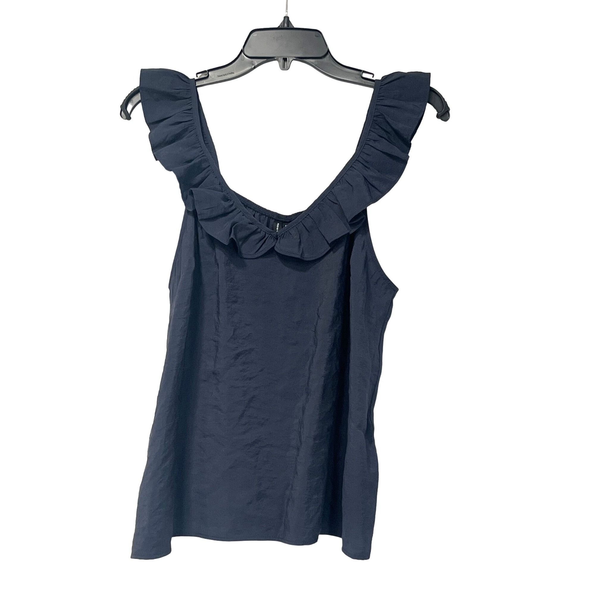 Other Vero Moda Ruffle Neck Detail Cami Top, Navy Blazer, Sz. S Size S / US 4 / IT 40 - 2 Thumbnail