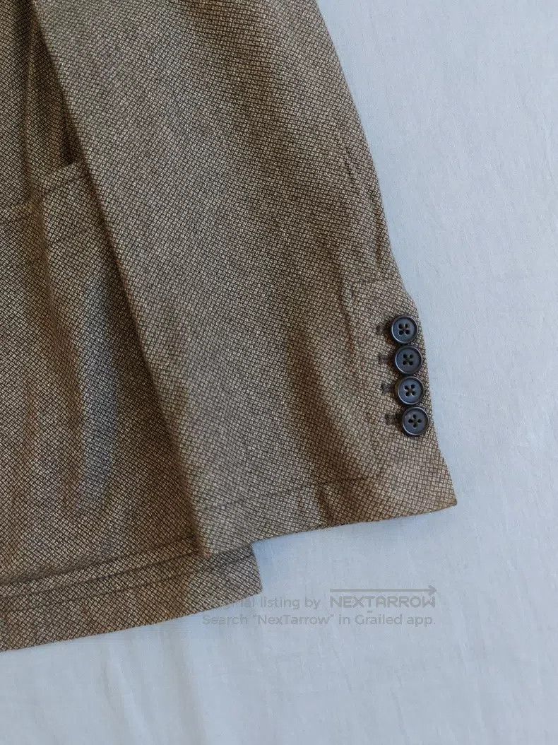 Hermes Hermes Cashmere suit jacket, unstructured casual suit, 49% Size US L / EU 52-54 / 3 - 9 Thumbnail