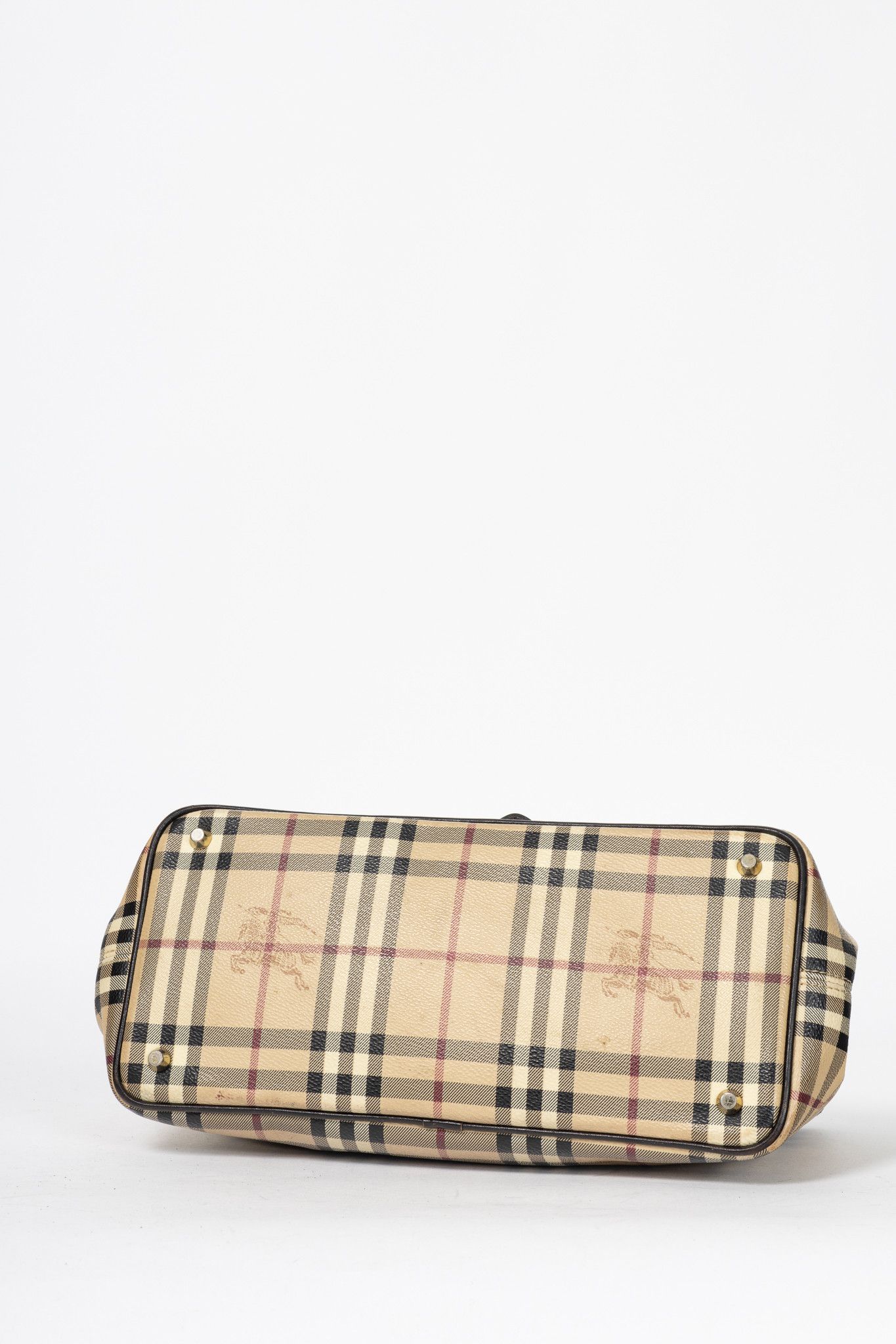 Burberry Burberry Haymarket Check Buckle-Strap Handbag Size ONE SIZE - 5 Thumbnail