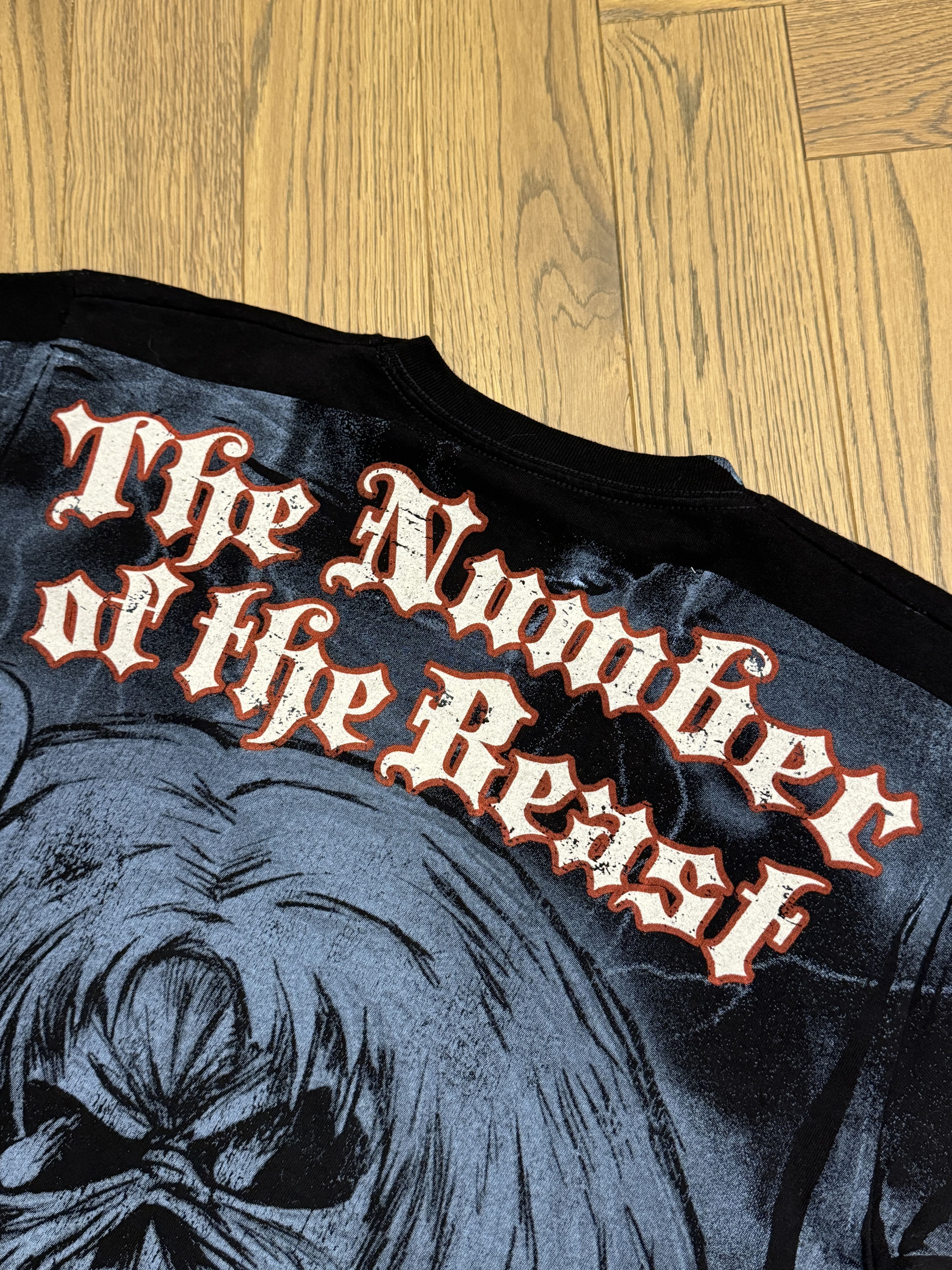 Fruit Of The Loom Iron Maiden Number of the Beast vintage tshirt Size US L / EU 52-54 / 3 - 3 Thumbnail