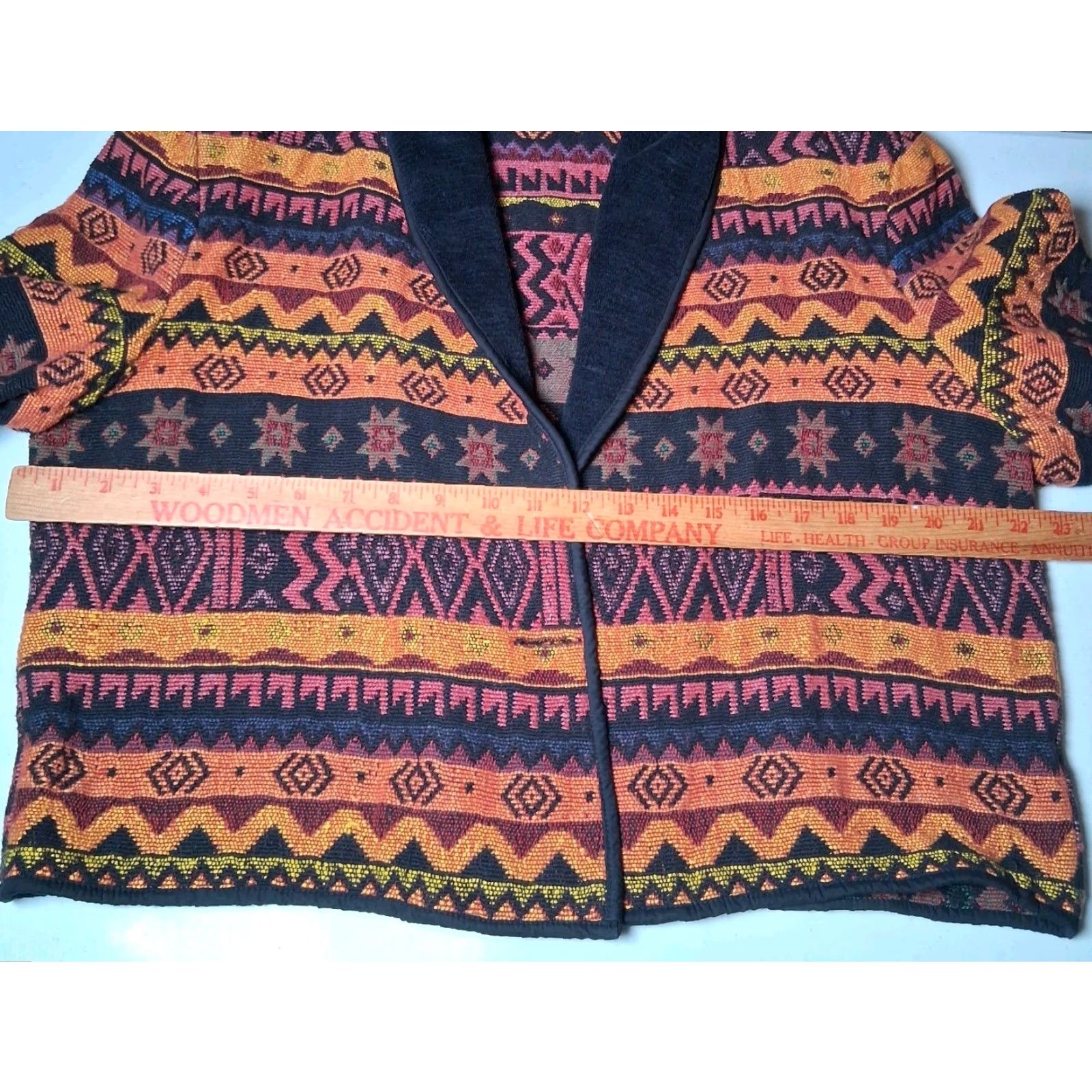 Vintage VINTAGE New Identity Tapestry Jacket Women XL Cropped Southwestern Stars Read Size XL / US 12-14 / IT 48-50 - 4 Thumbnail