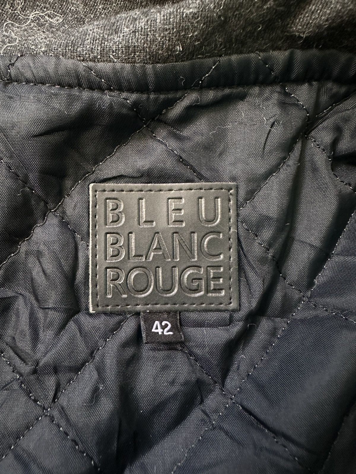 Designer Bleu Blanc Rouge Winter Fur Collar Jacket Size L / US 10 / IT 46 - 8 Thumbnail