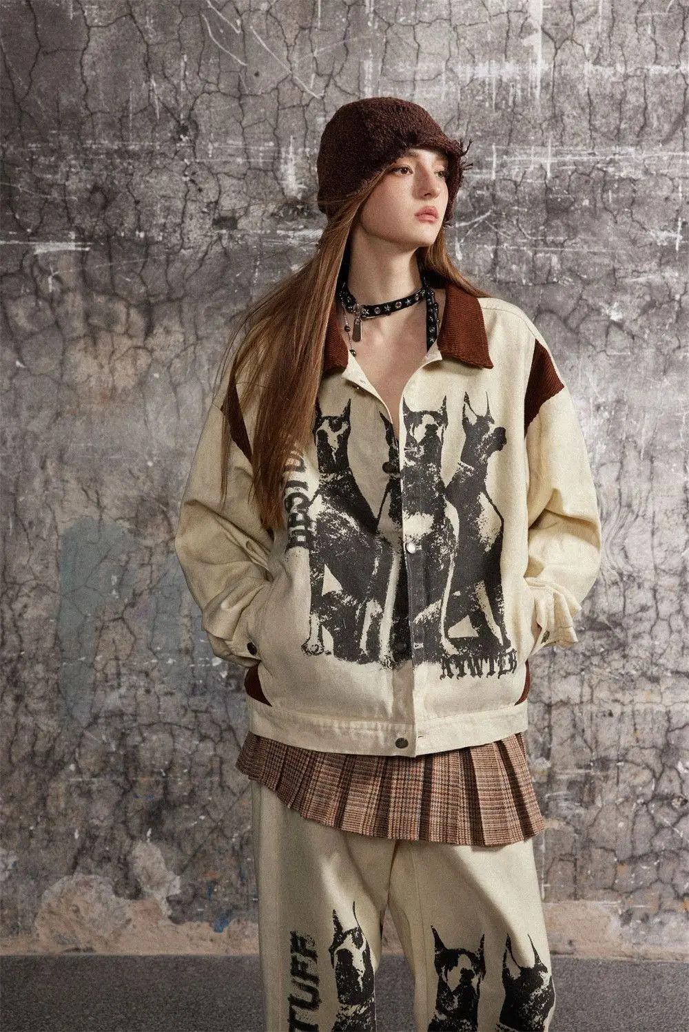 Other Doberman Graphic Full Zip Work Carpenter Jacket Size US XL / EU 56 / 4 - 5 Thumbnail