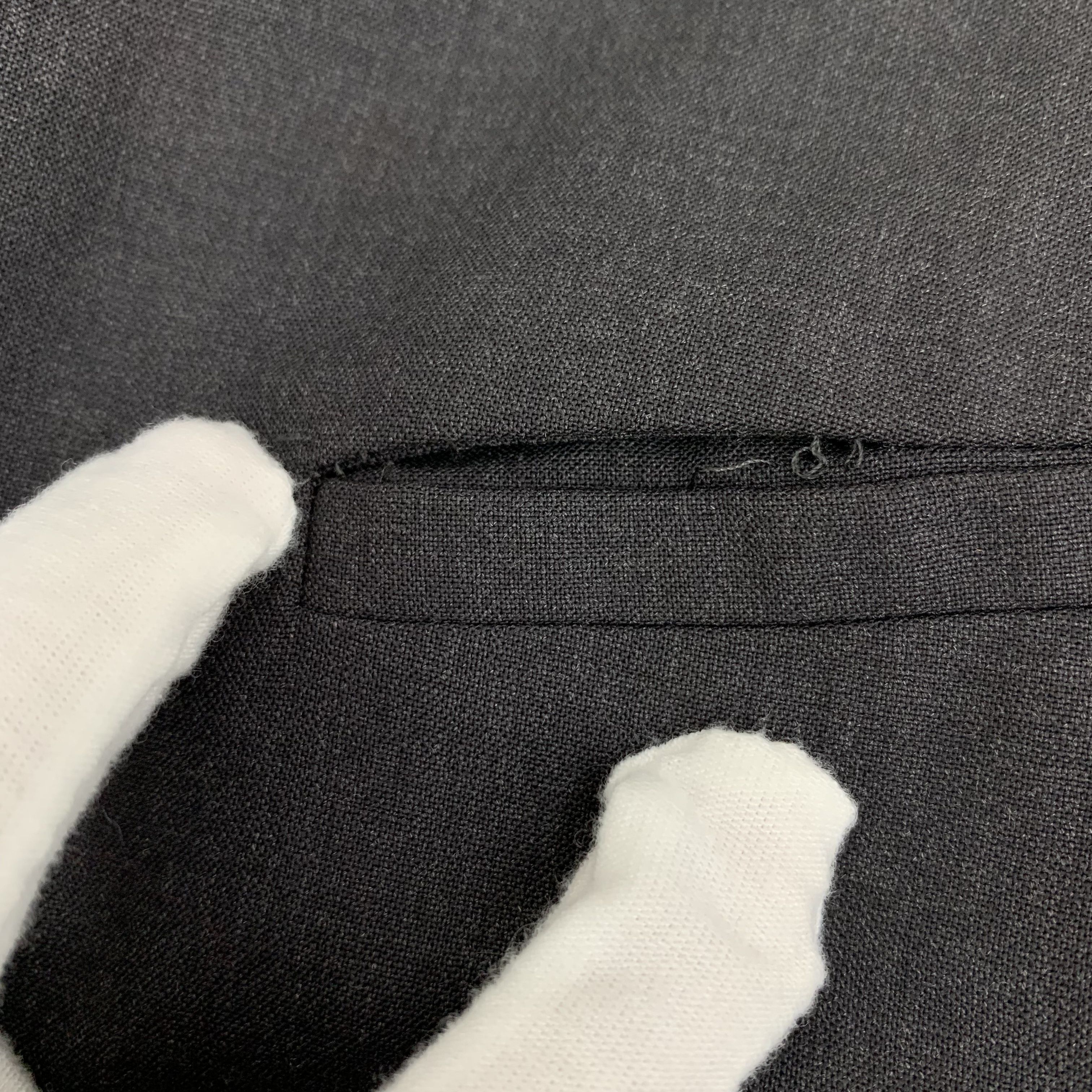 Brunello Cucinelli Brunello Cucinelli Black Wool Casual Trousers (Size M) Size 27" / US 4 / IT 40 - 3 Thumbnail