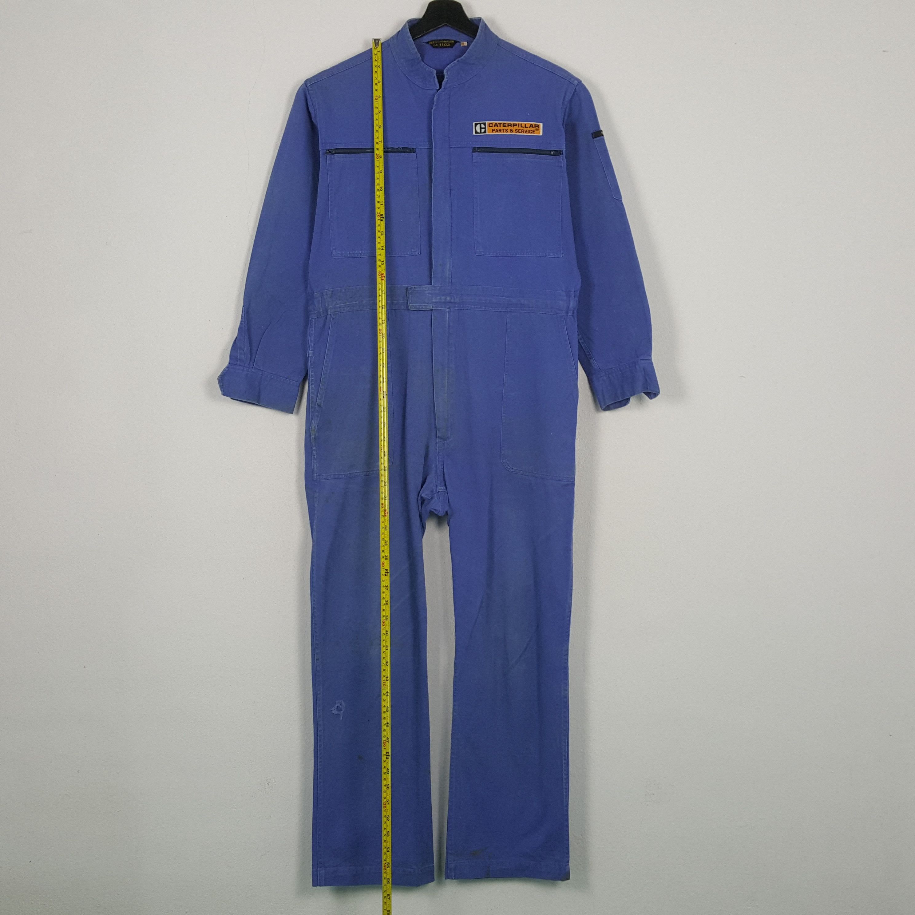 Vintage Caterpillar Mitsubishi Japanese Motorsports Coverall RR2 Size US L / EU 52-54 / 3 - 7 Thumbnail