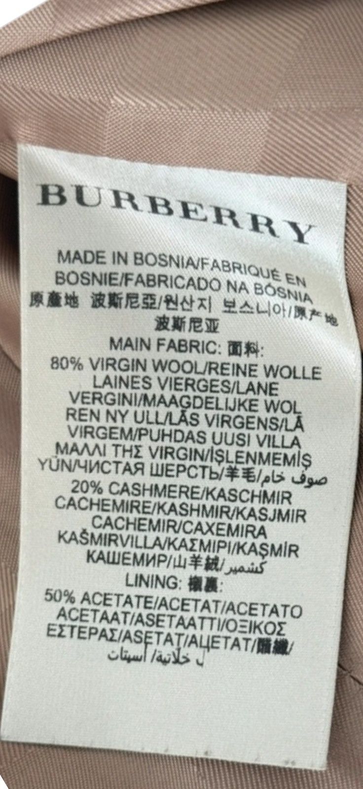 Burberry Coast Burberry Wool Size M / US 6-8 / IT 42-44 - 20 Thumbnail