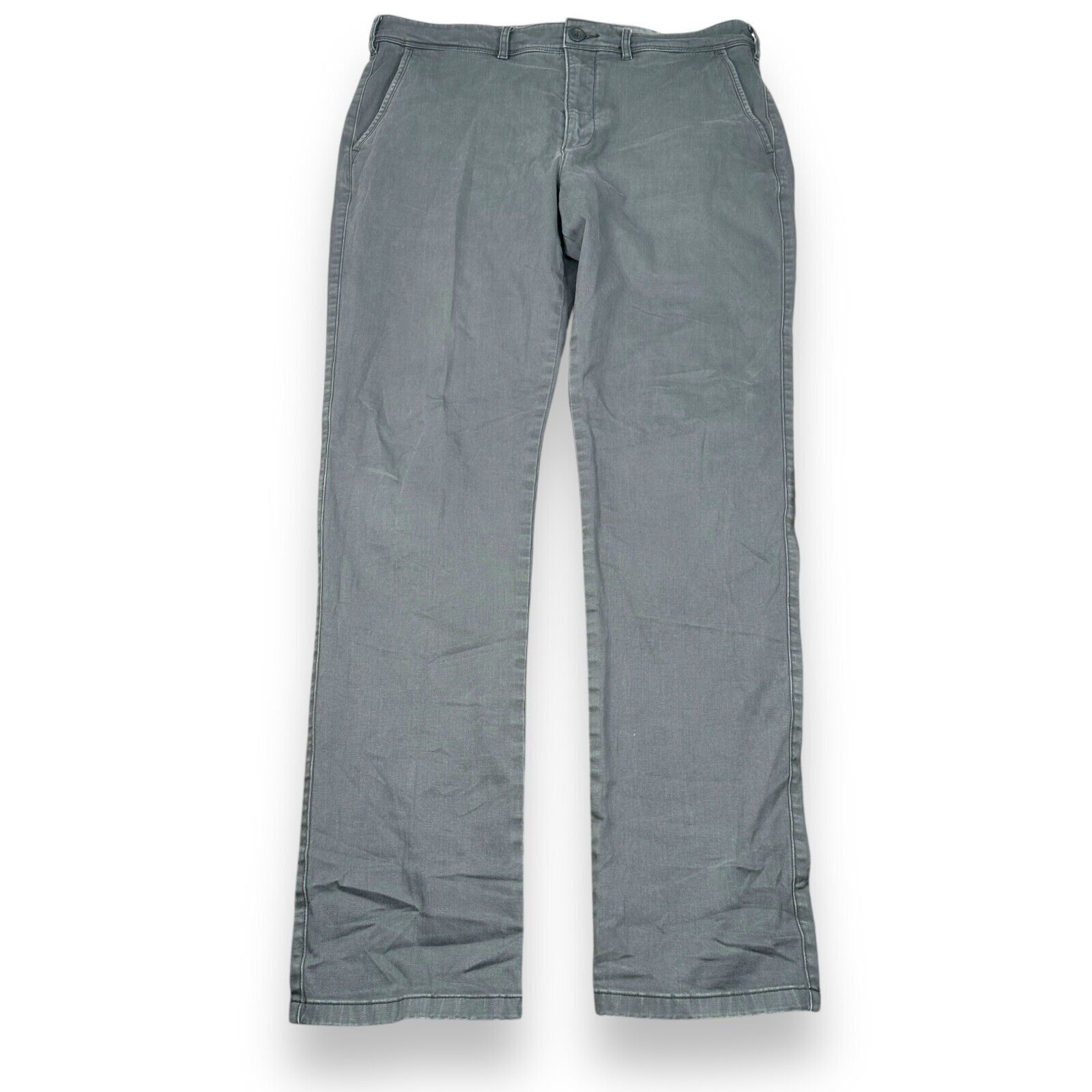 Other Wellen Chino Pants Men 36 Gray Slash Pocket Cotton Stretch Size US 36 / EU 52 - 1 Thumbnail