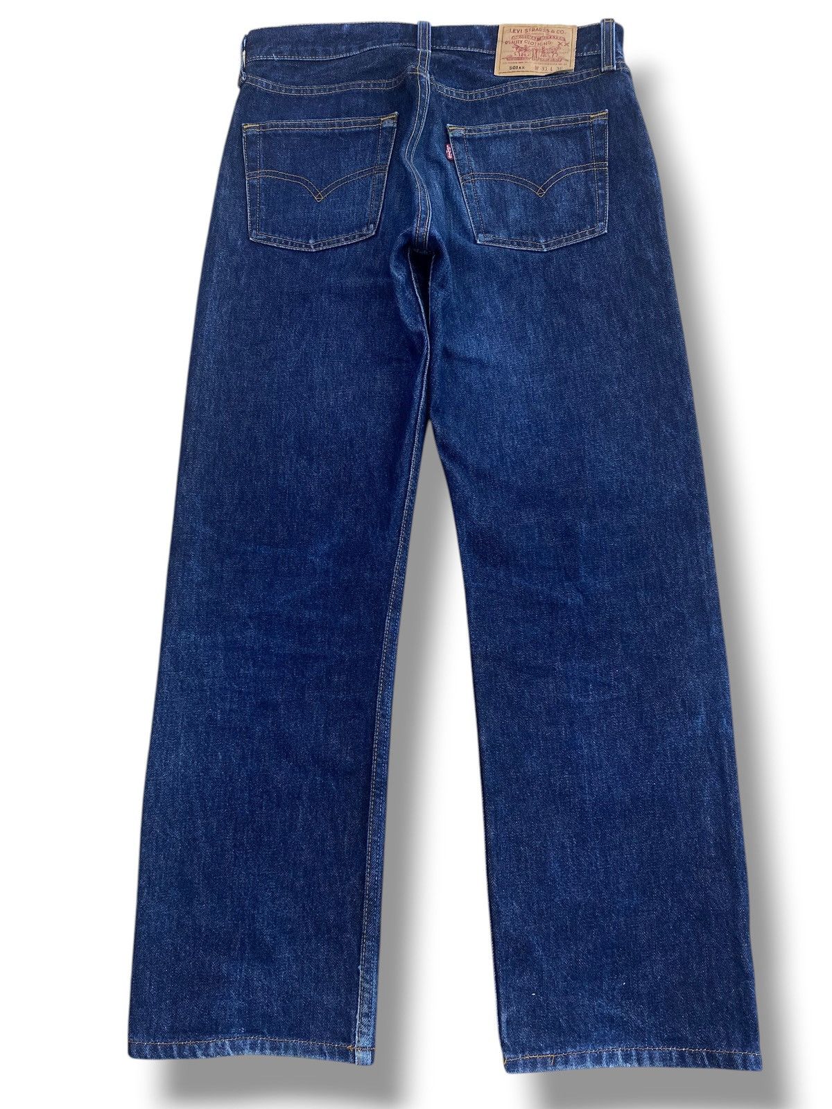 Levi's Levi’s Vintage Dark Blue Wash Style Straight Cut Jeans Size US 30 / EU 46 - 3 Thumbnail