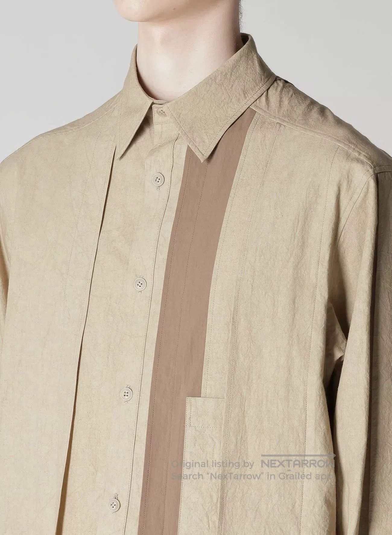 Yohji Yamamoto unique layered cotton. Size US M / EU 48-50 / 2 - 5 Thumbnail